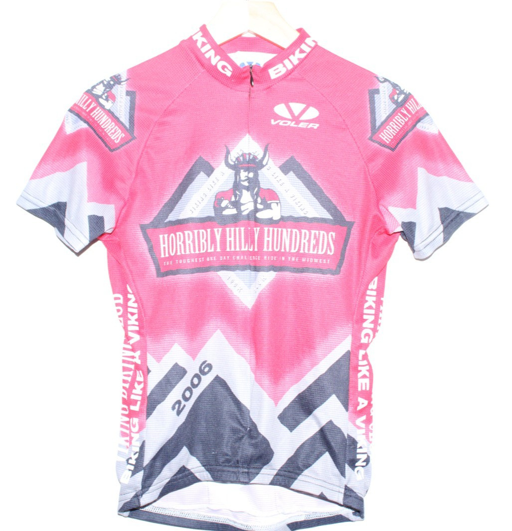 Voler Men’s Cycling Jersey Small Rear Pockets 36″ Chest 21/24″ T2B Activewear CX