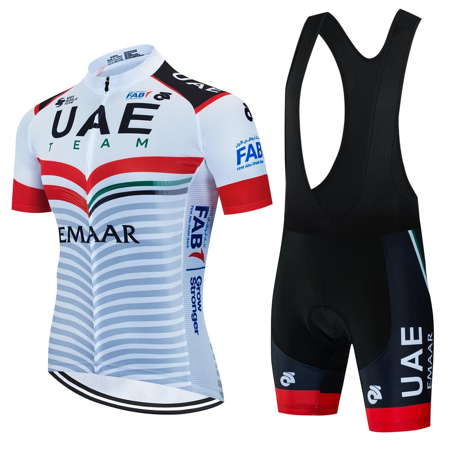 2026 UAE Men’s Cycling Jersey Set MTB Road Bike Bib Shorts Summer Wear
