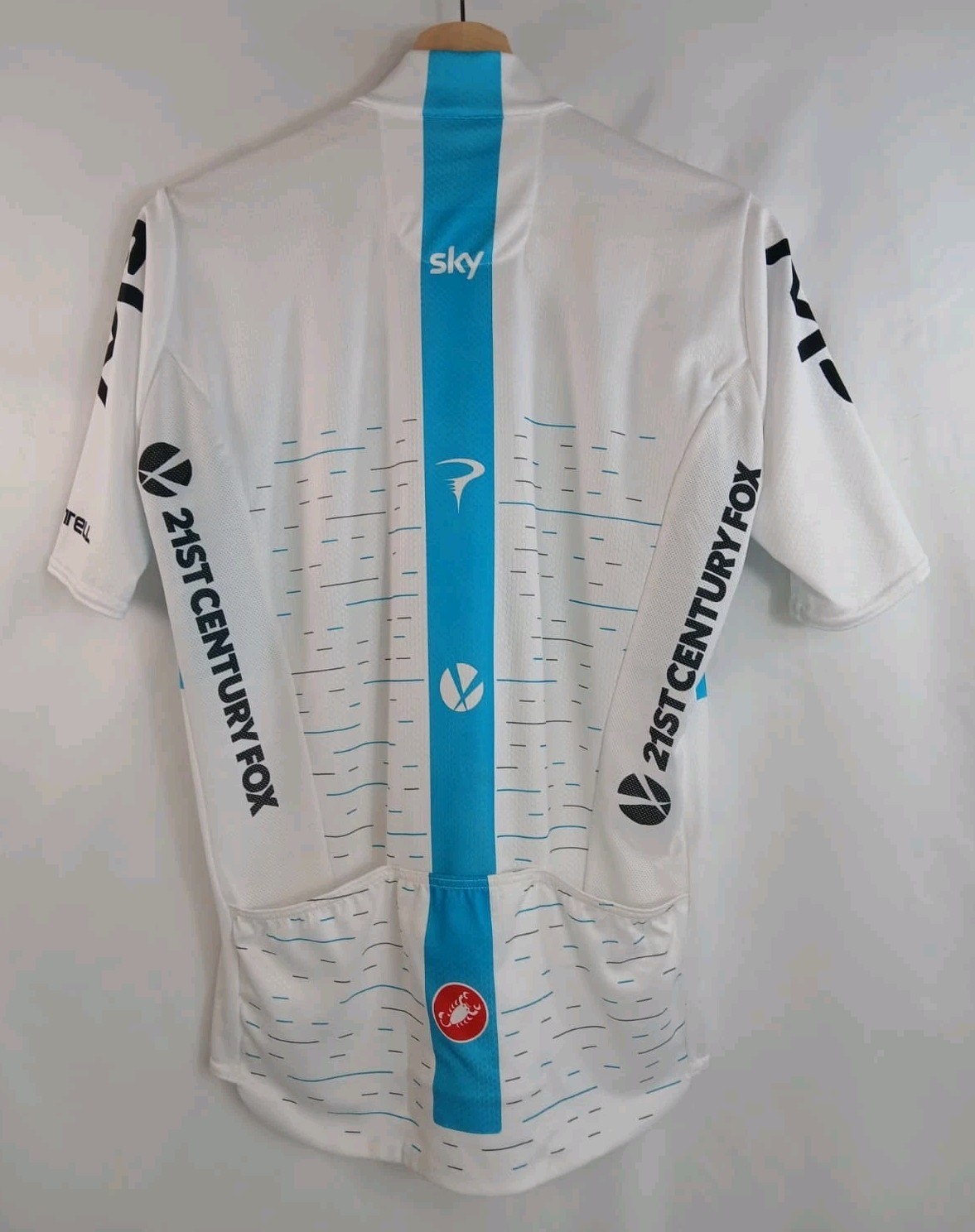 Castelli Team Sky UCI World Tour Jersey Cycling Jersey Short Sleeve Size Large