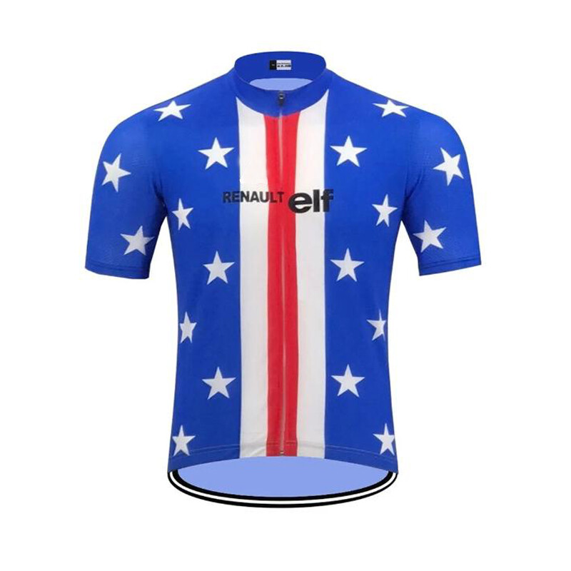 Retro USA 83 Greg Lemond Cycling Short Sleeve Jersey vintage Bike Sports Shirt