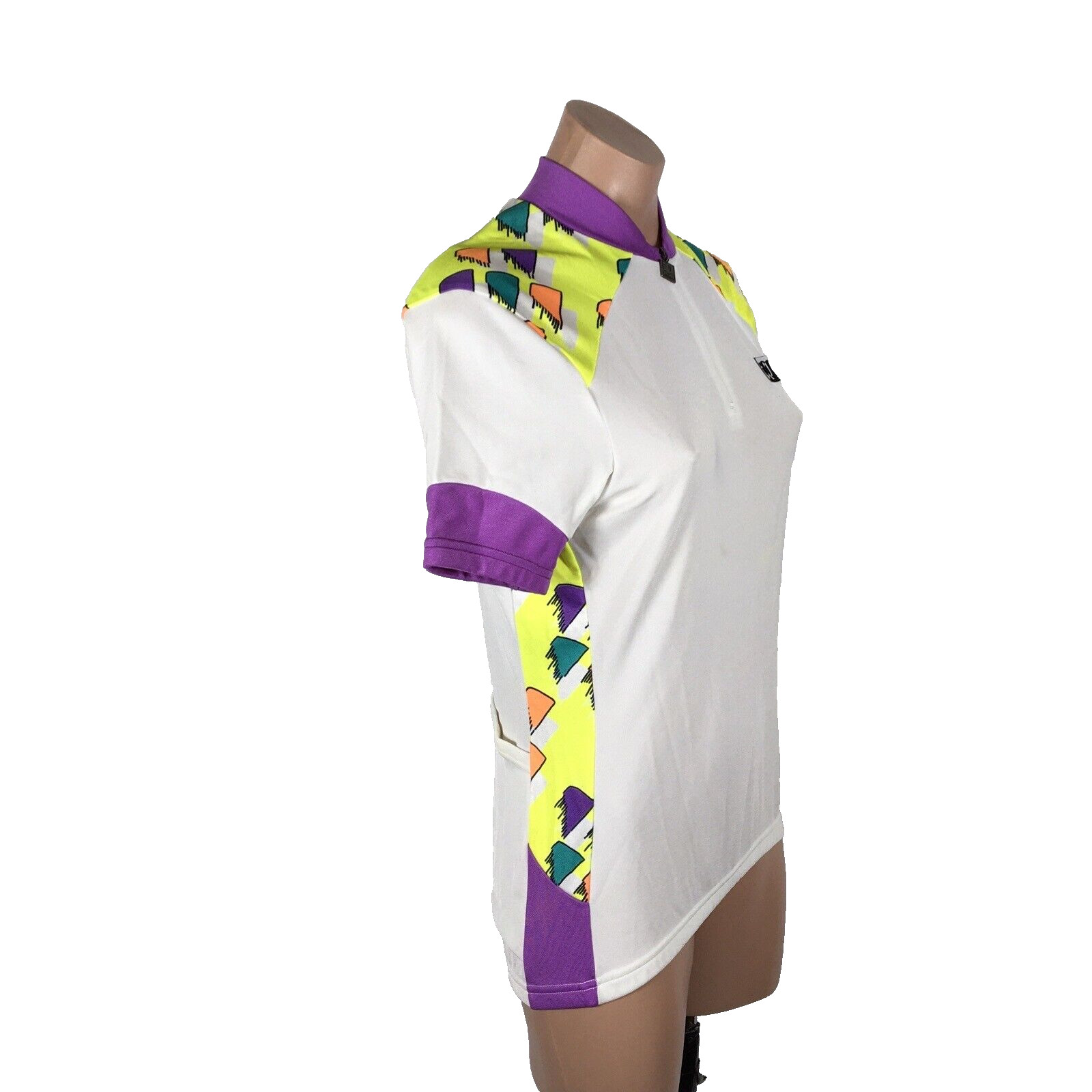 Vintage Pearl Izumi Womens NEON ANLEN Cycling Jersey Made in Japan 10