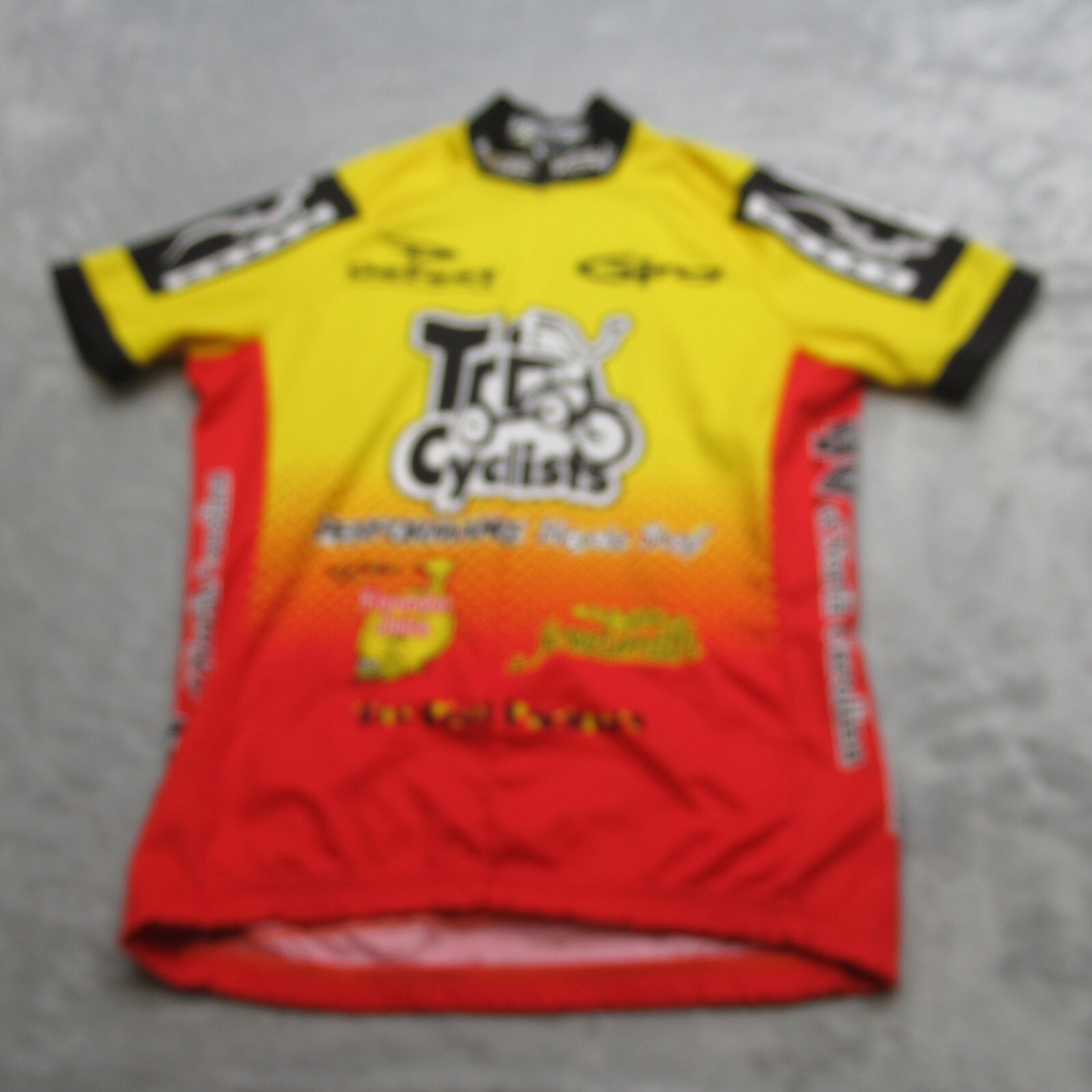 Verge Cycling Jersey Unisex Small Red Tri Cyclists North Carolina Short Sleeve