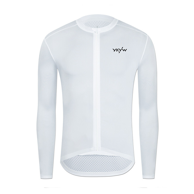Cycling Jersey Long Sleeve Breathable Bike Clothing Sweat Uptake Riding Active