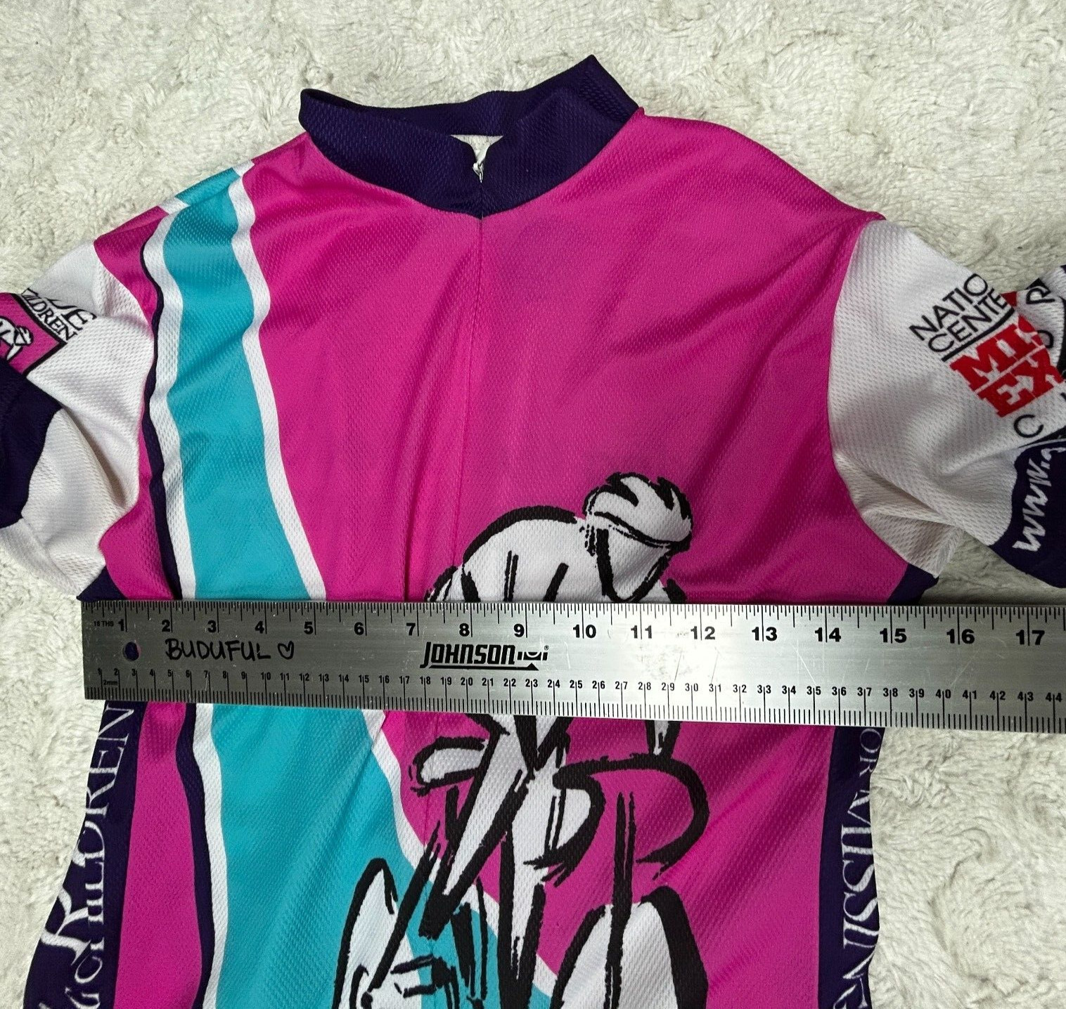 Voler Club Set-in Women’s Large Zip Front Short Sleeve Cycling Jersey Pink