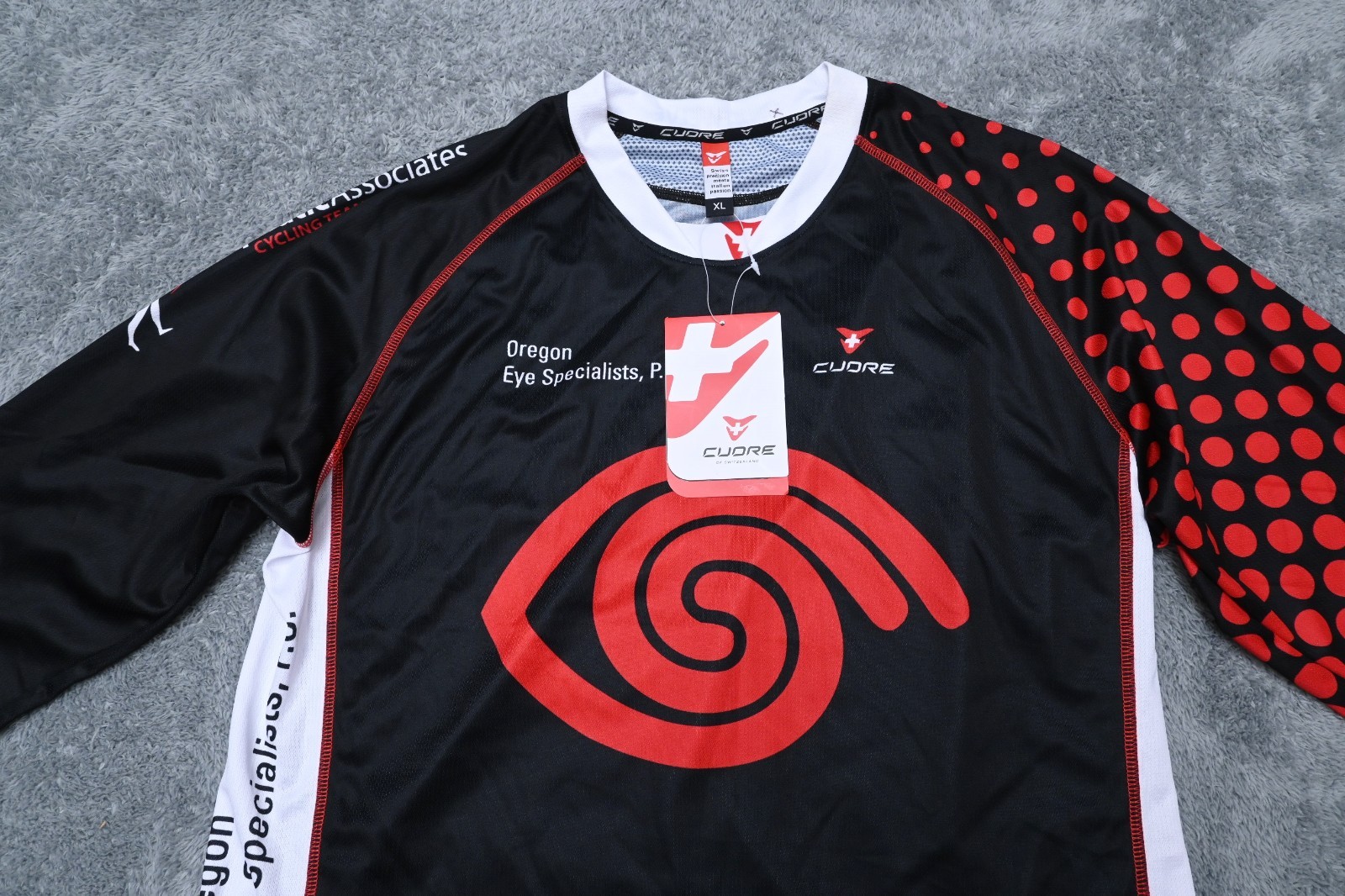 Cuore® Cycling Jersey Men’s Size XL New With Tag(s) 100% Polyester Multicolor