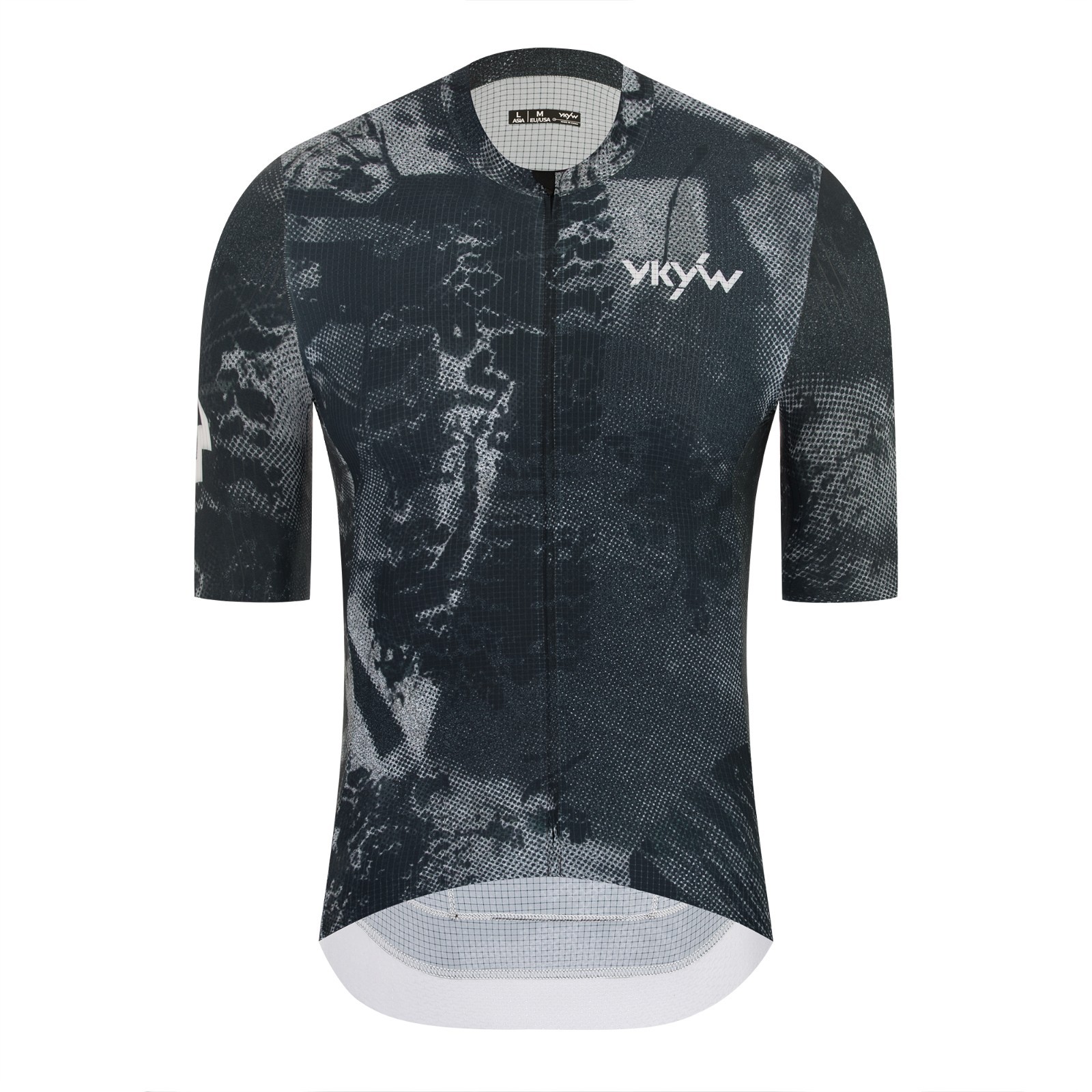 YKYW Mens Short Sleeve Cycling Jersey Quick Dry Anti-Slip Road MTB Slim Fit Top