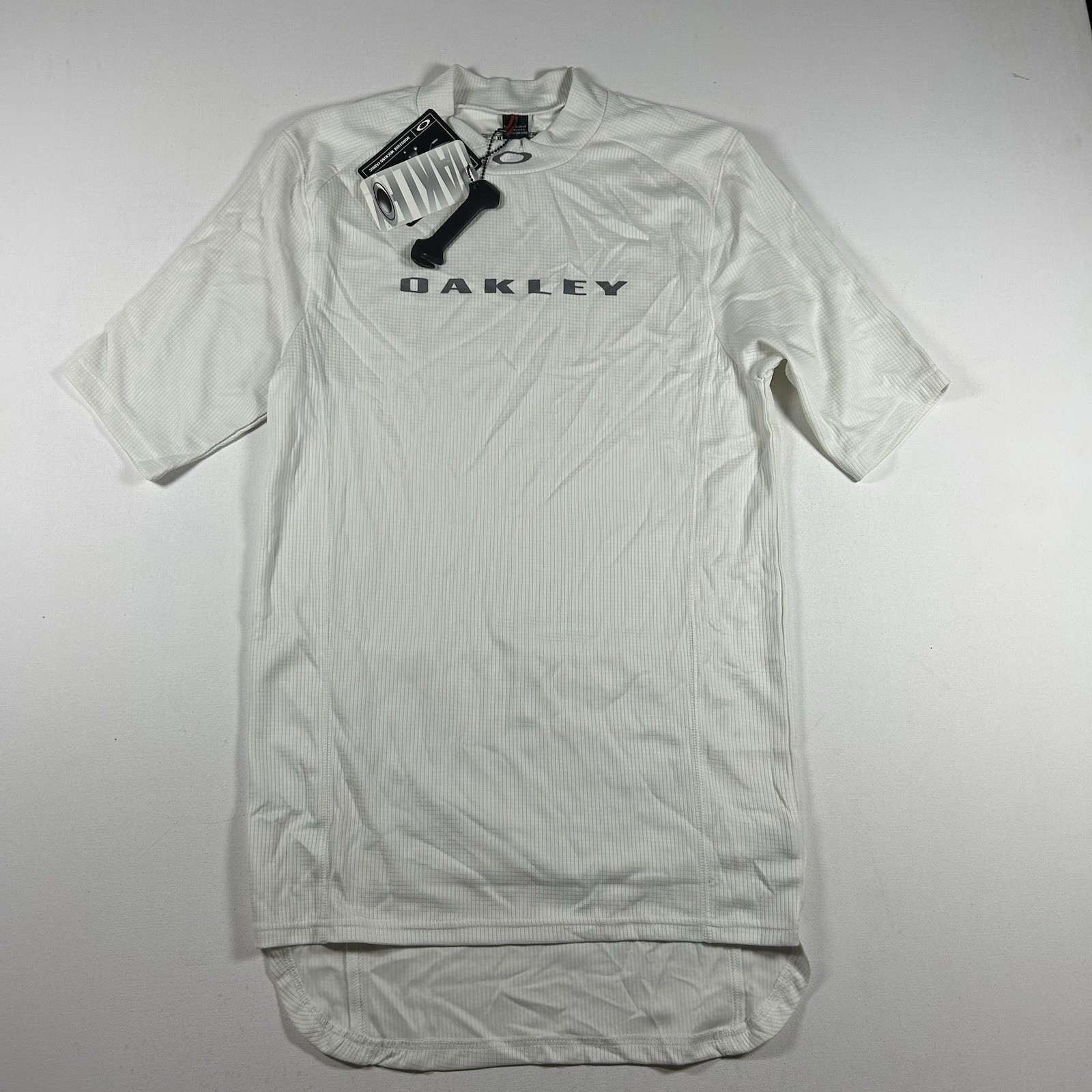 New Oakley Cycling Jersey • Bike Shirt • Mens XL • Cement Color • Tire Tool