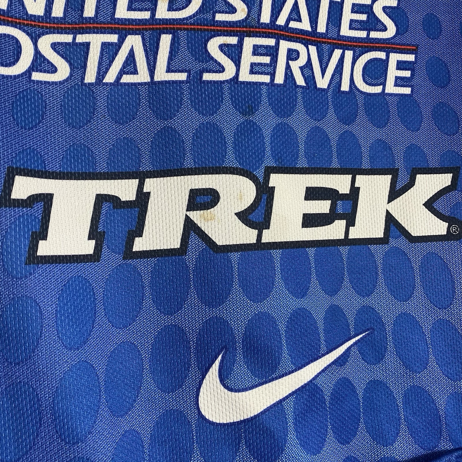 Nike USPS Visa Yahoo Bridge VW Mens Cycling Bike Jersey Size XL Made in Italy