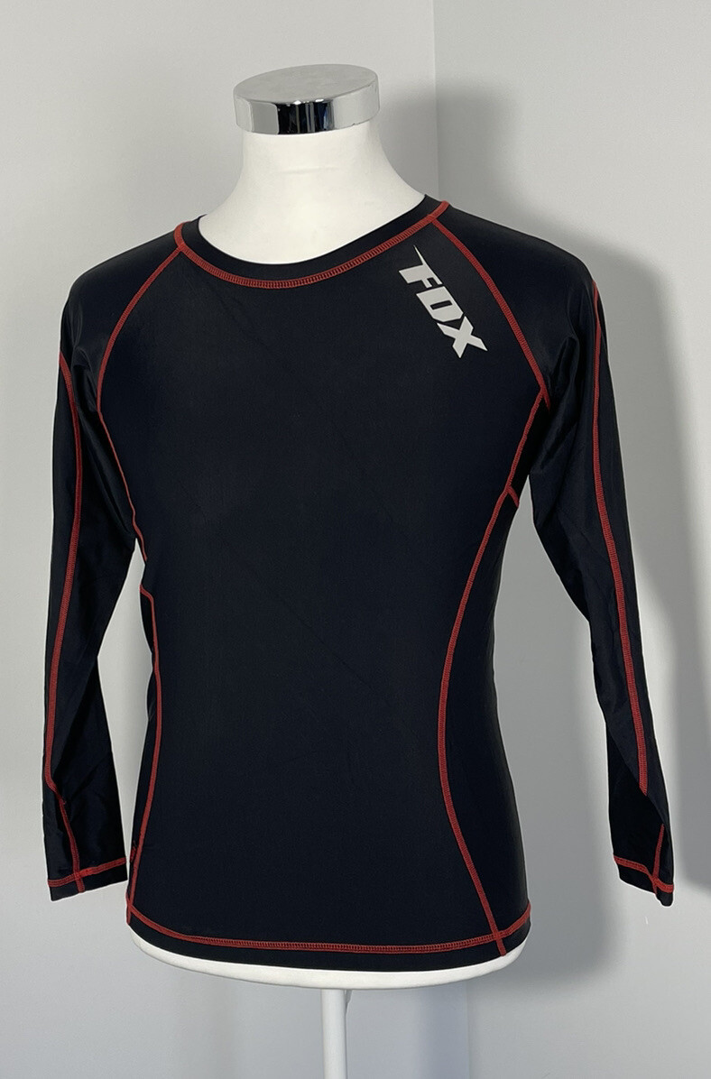 Fox Racing Long Sleeve Black Base Layer Size M