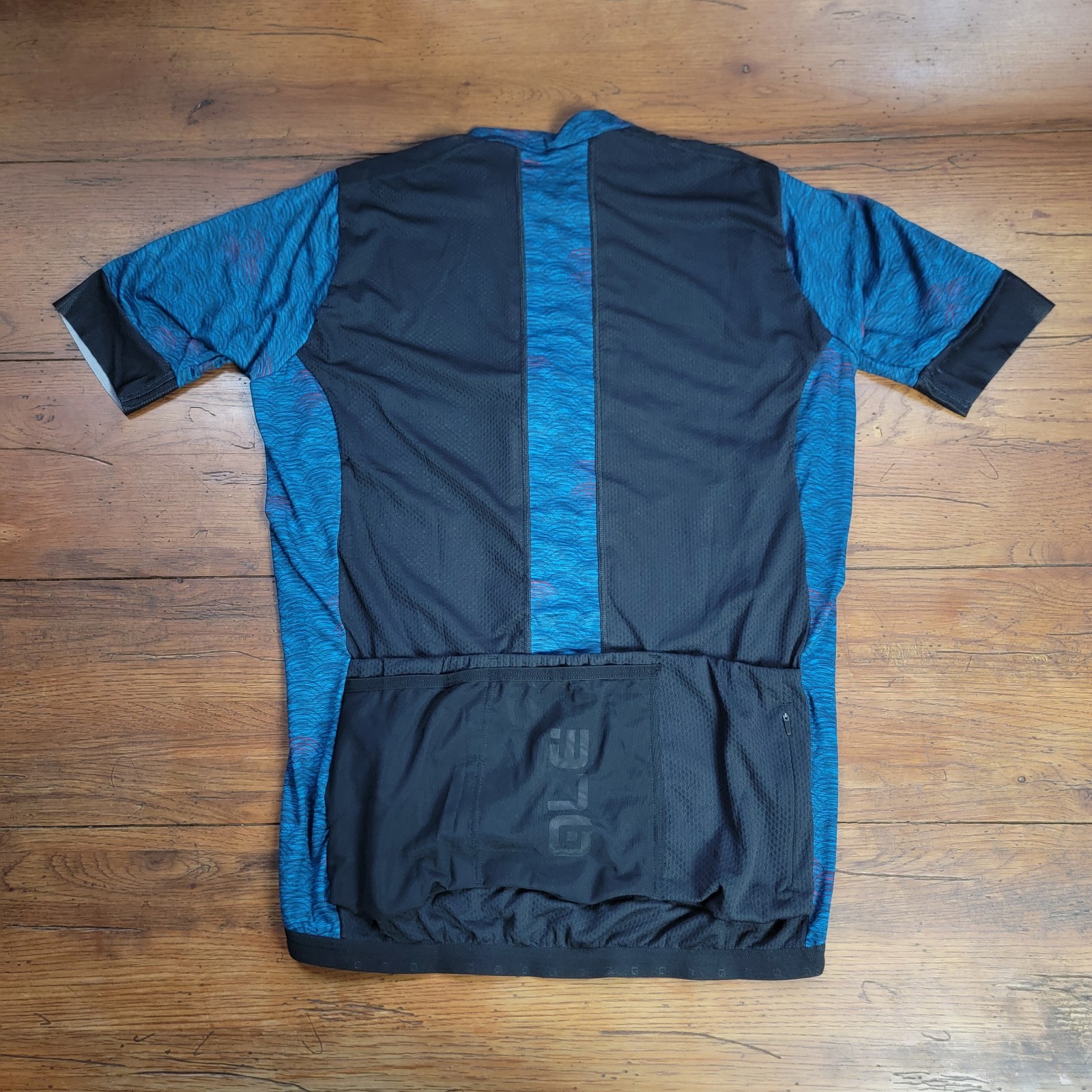 Ale Cycling Mens XL-5-52 Jersey Blue Lightweight Stretch