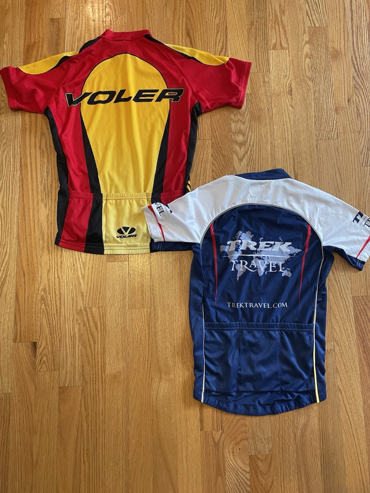 Vintage Cycling Jersey LOT of 14 Biking Cyclist Voler World Of Jerseys Trek