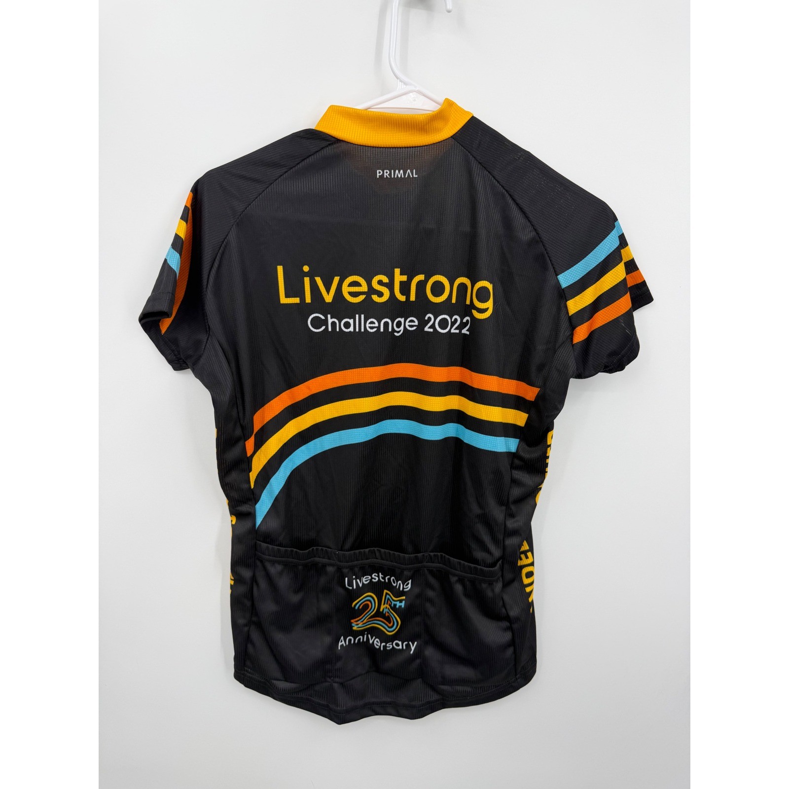 Primal Livestrong Challenge 2022 Cycling Jersey Women Medium Black Sport Cut NWT