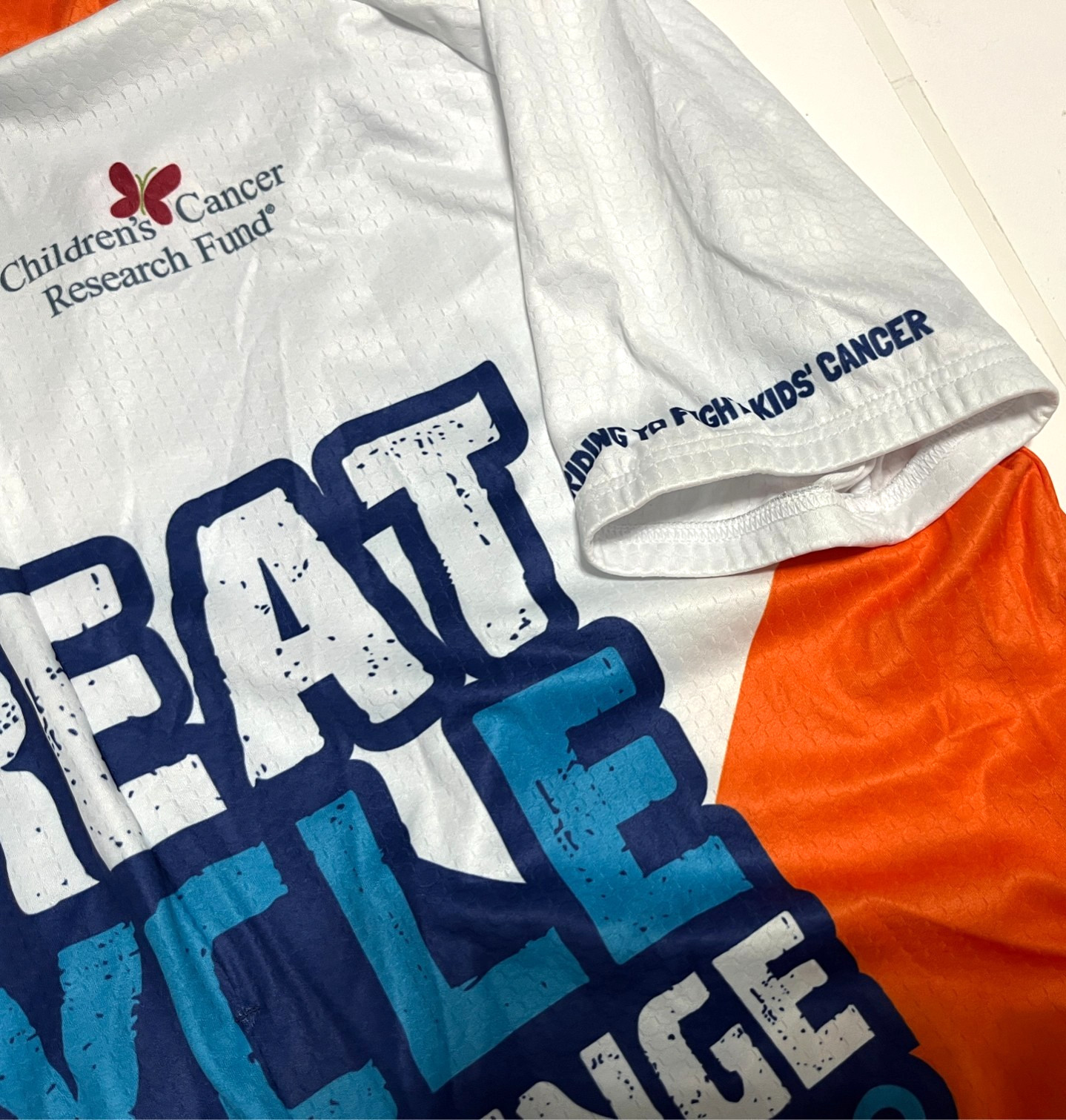 GREAT CYCLE Challenge 2020 Men Children’s Cancer Full Zip Cycling Jersey 5XL