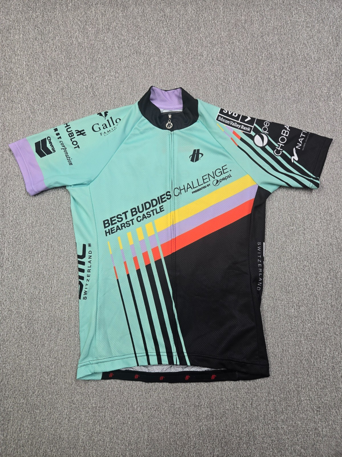 Cycling Jersey Women’s Size S Best Buddies Challenge Hearst Castle NWT