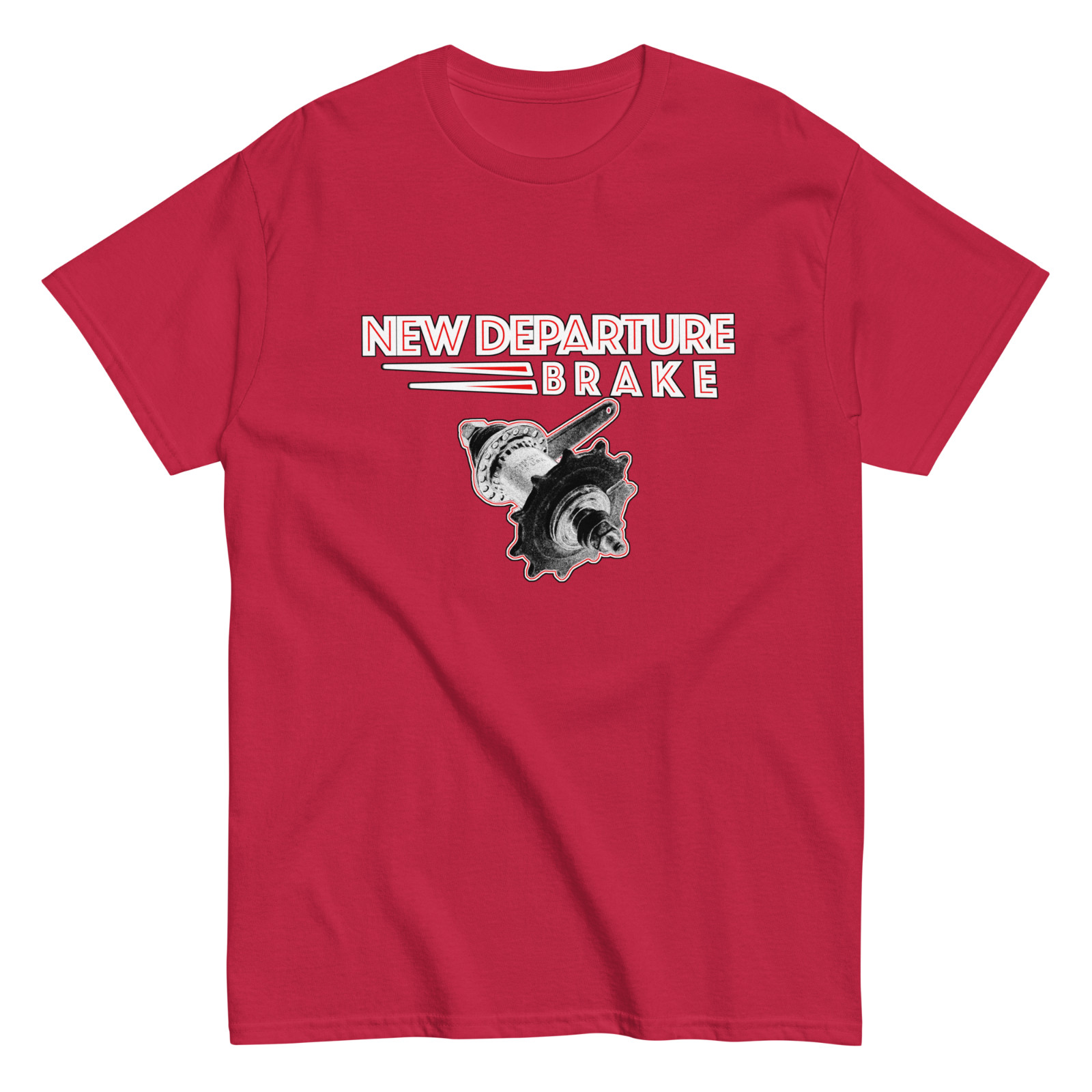 NEW DEPARTURE Skiptooth t-shirt (S-5XL) – Schwinn, Prewar bicycle, coaster brake