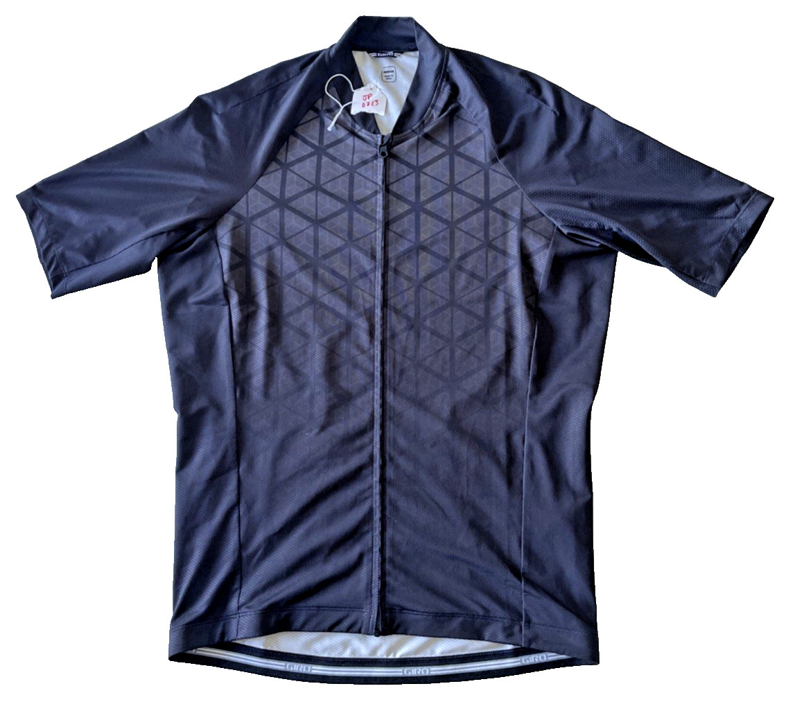 Giro Men’s Cycling Jersey Men’s Medium NWOT Black/pattern Short Sleeve FullZip