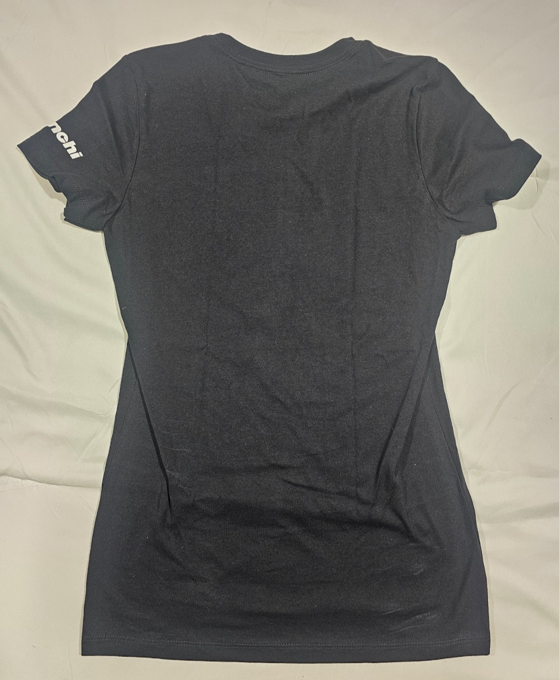 Bianchi Women’s Dama T Shirt – Medium – Black – 100% Cotton – New, No Tags