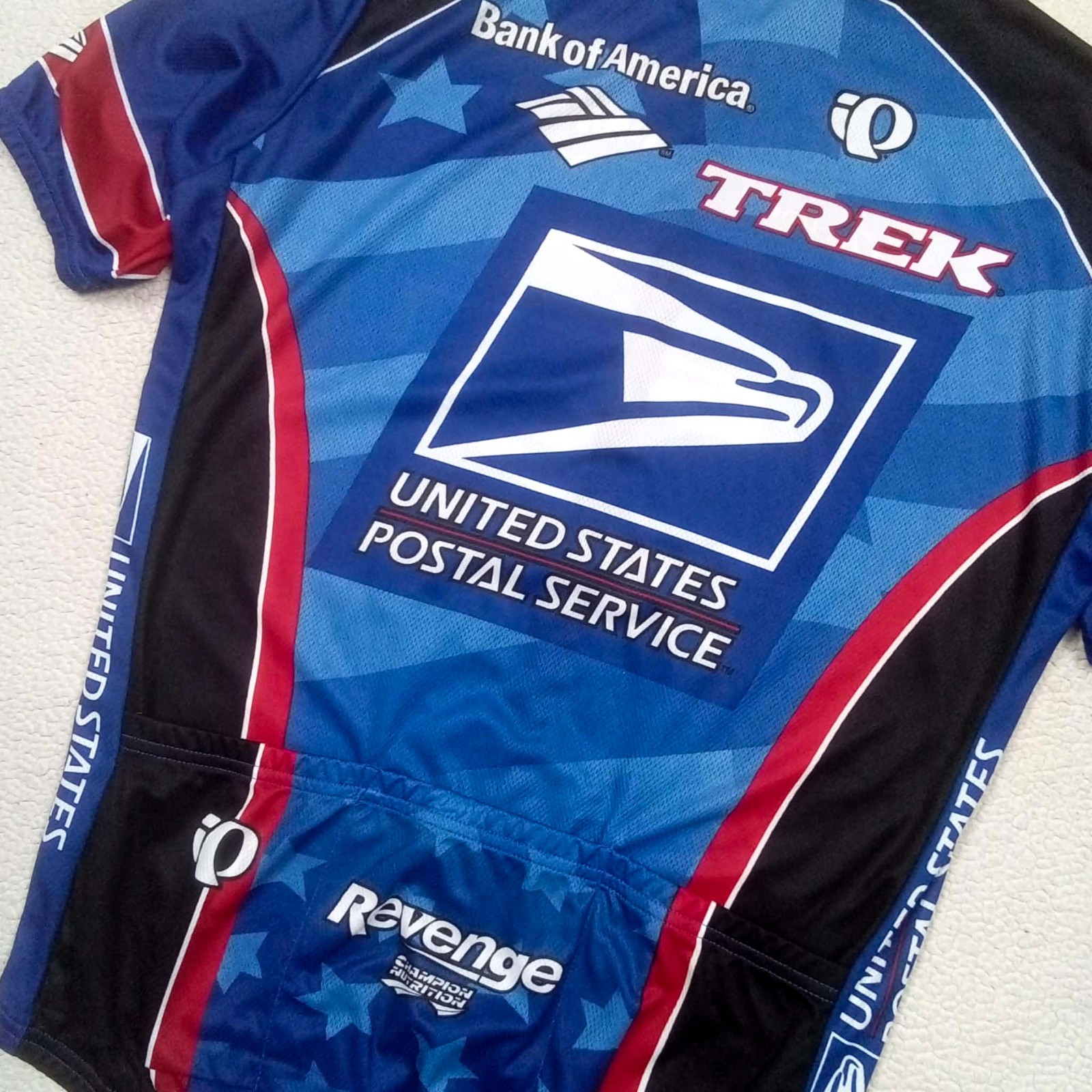 RARE VTG 1999 Pearl iZuMi USPS Team Cycling Jersey — Lance ARMSTRONG — Size XL