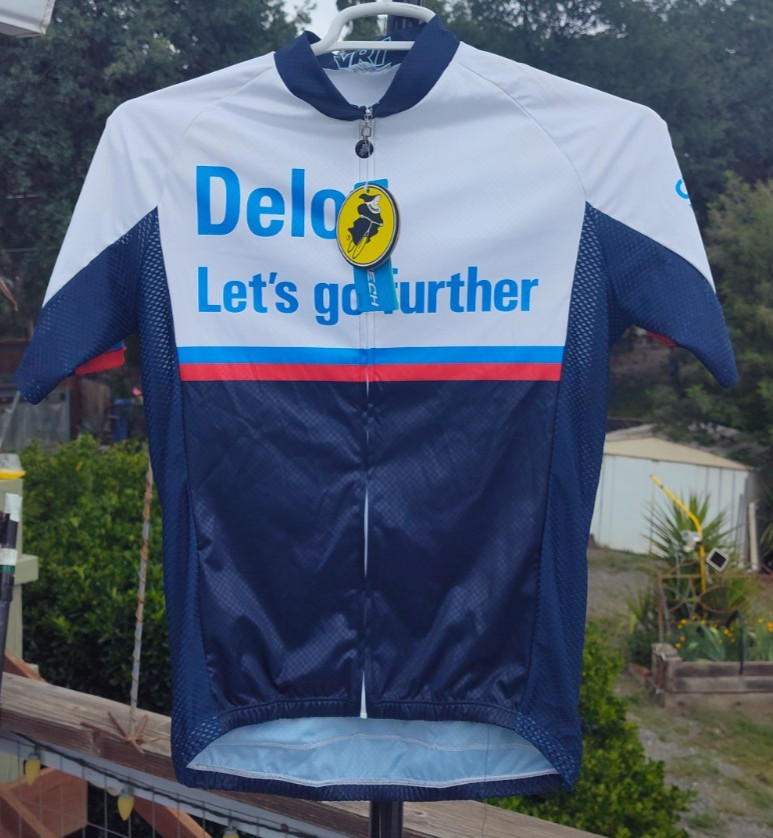 Safetti Chevron Team Cycling Jersey Men’s Large full zip