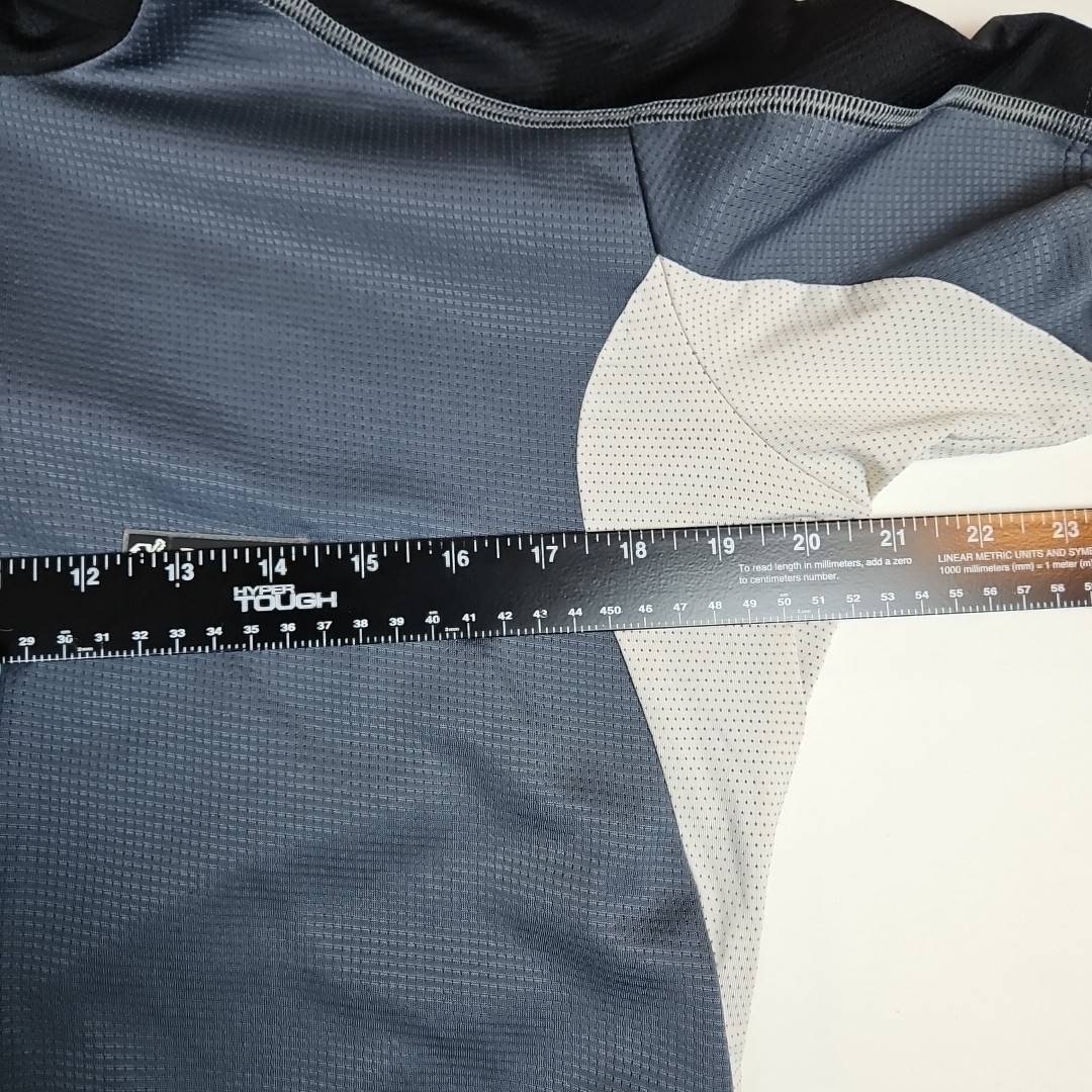 De Marchi Men’s Gray Black Contour Cycling Jersey Large Full Zip Made in Italy
