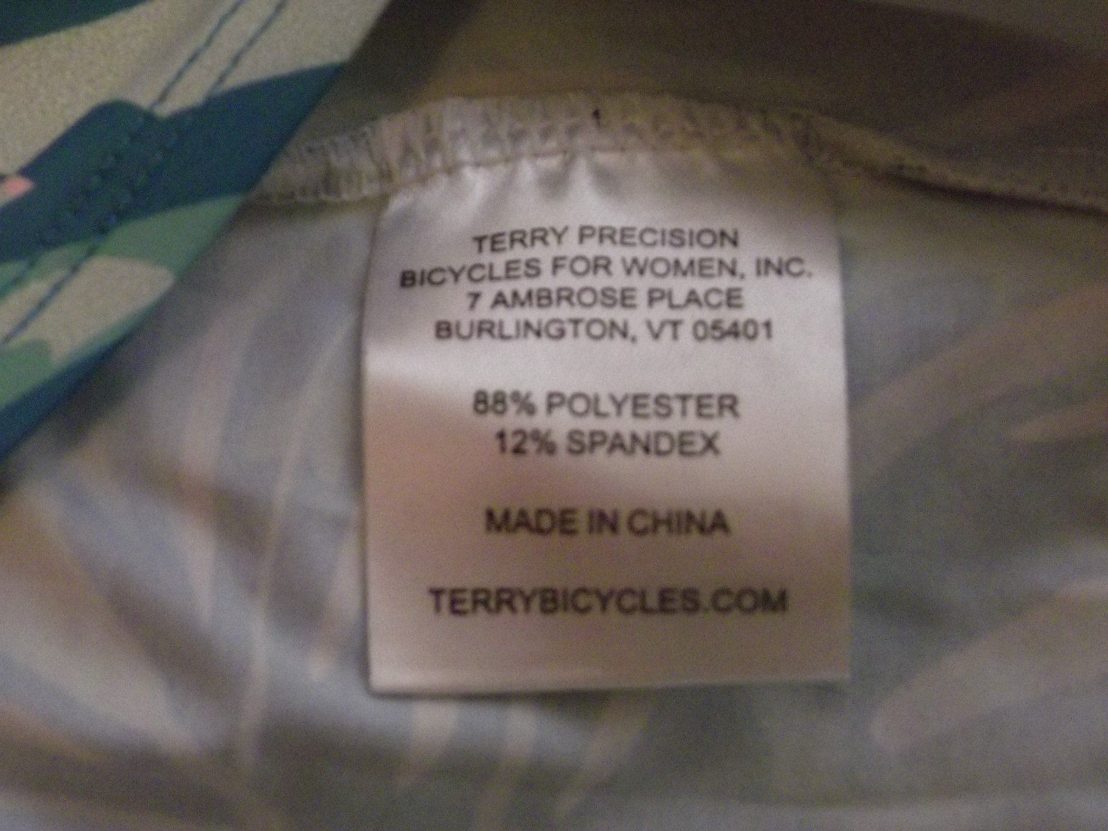 XXL Terry Bicycles Cycling Jersey/Shirt Short Sleeve Floral Design Women Al