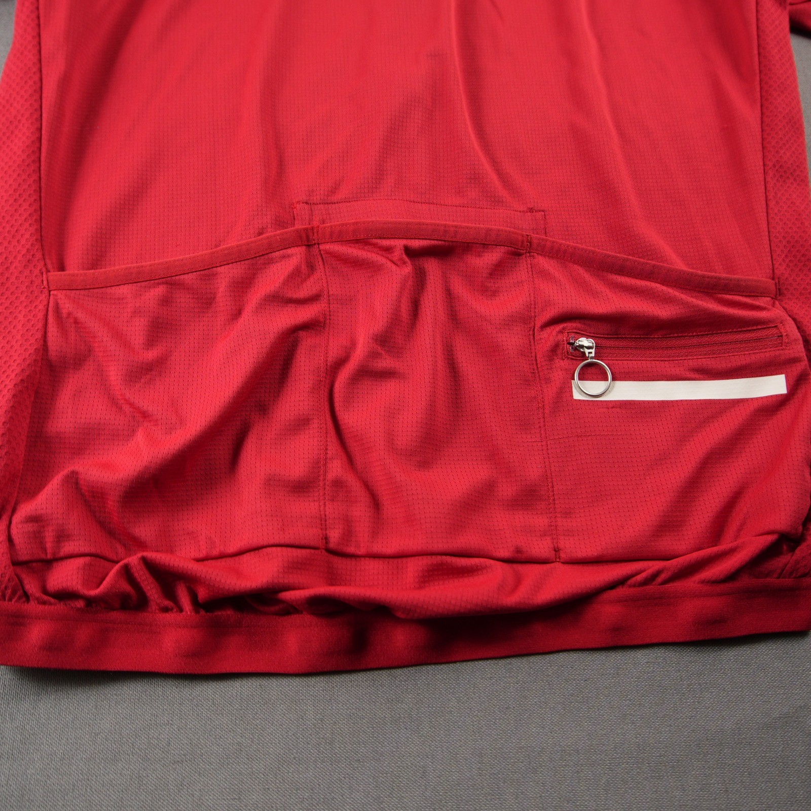 Rapha Super Lightweight Full Zip Short Sleeve Men Jersey XXL Red Performance