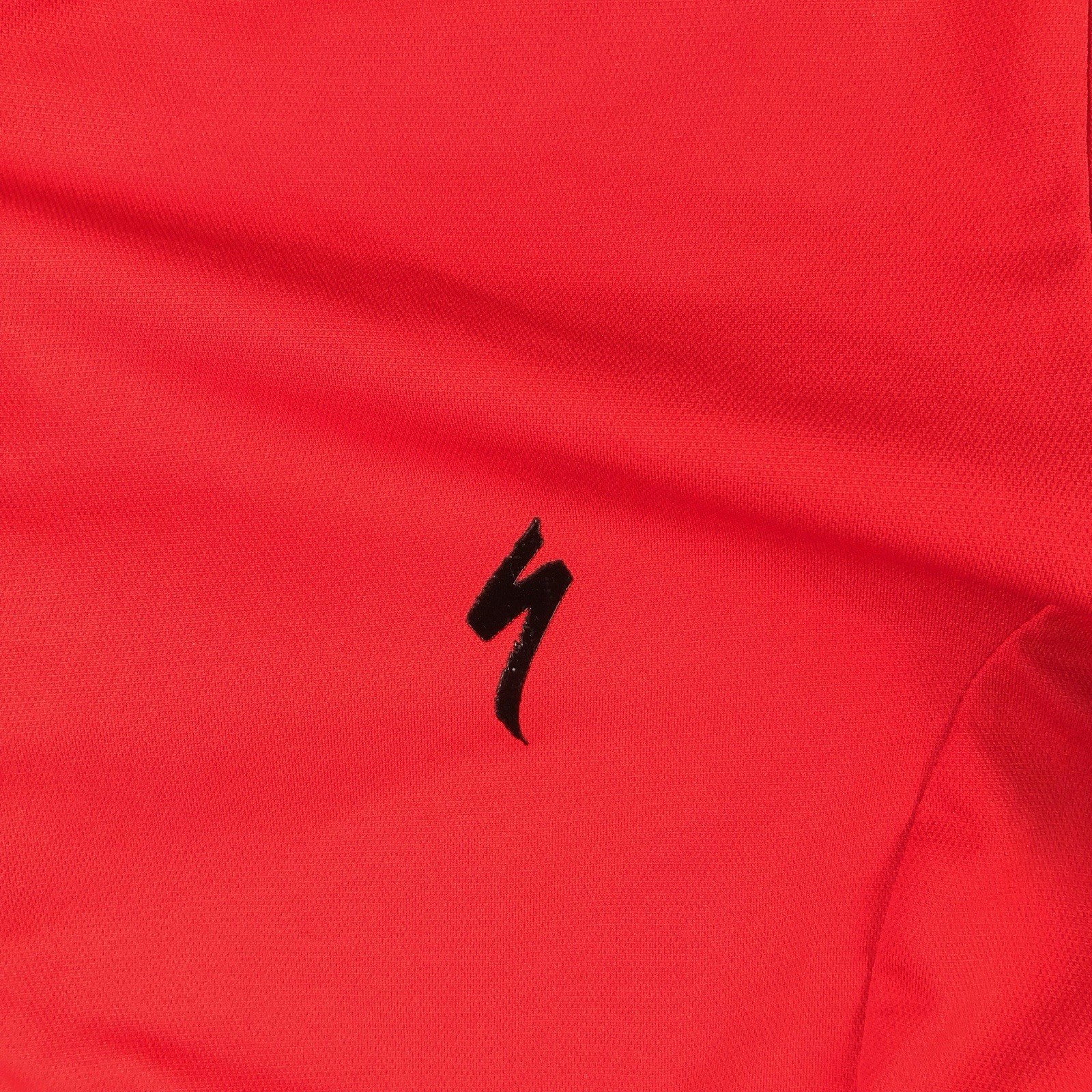 Specialized Mens Medium Red Long Sleeve Cycling Road Bike Full Zip Jersey