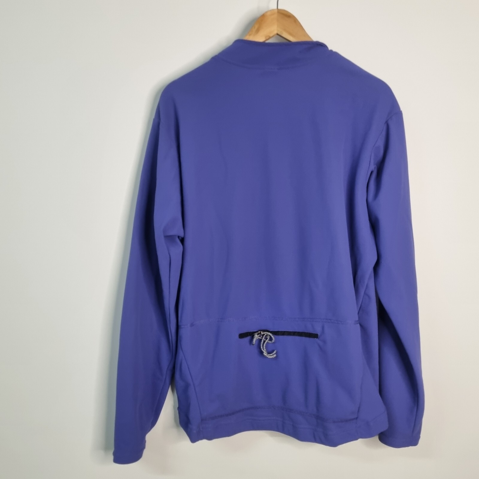 VTG Patagonia Cycling Top Jacket Layer Pullover Purple 1/2 Zip Long Sleeve Men L