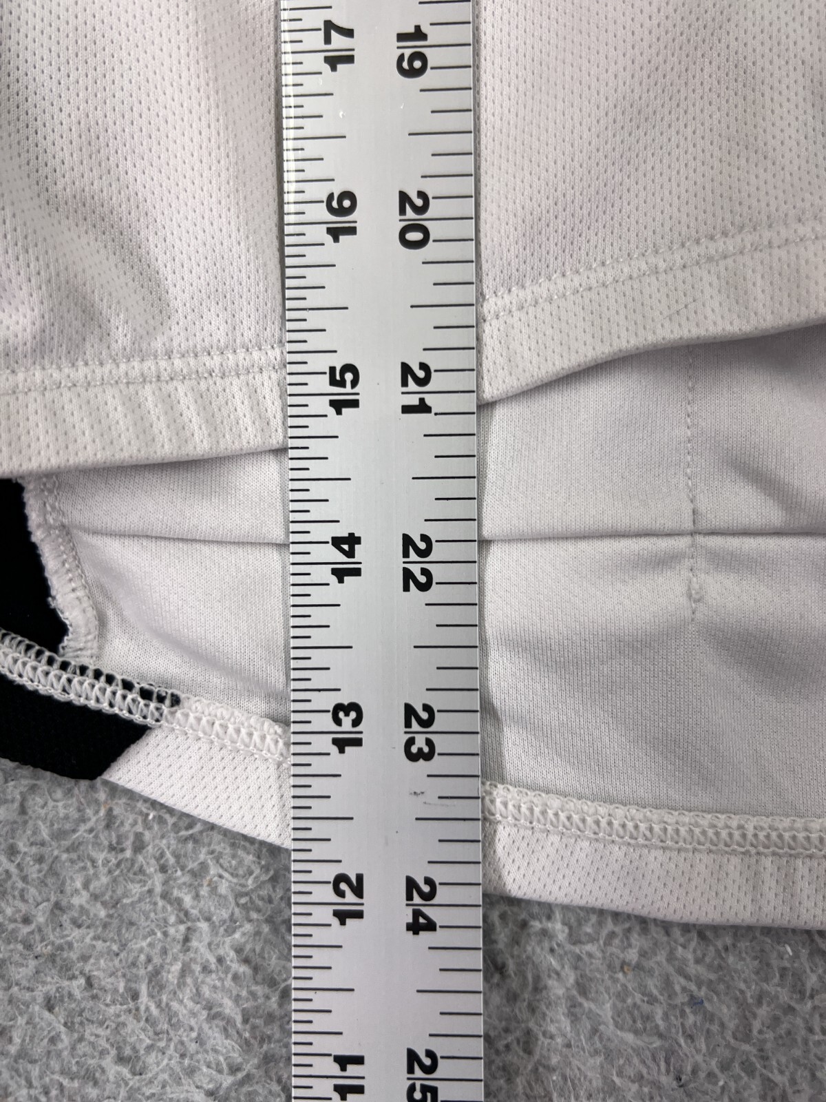 Performance Cycling Jersey Womens Medium White Black Full Zip 100% Polyester