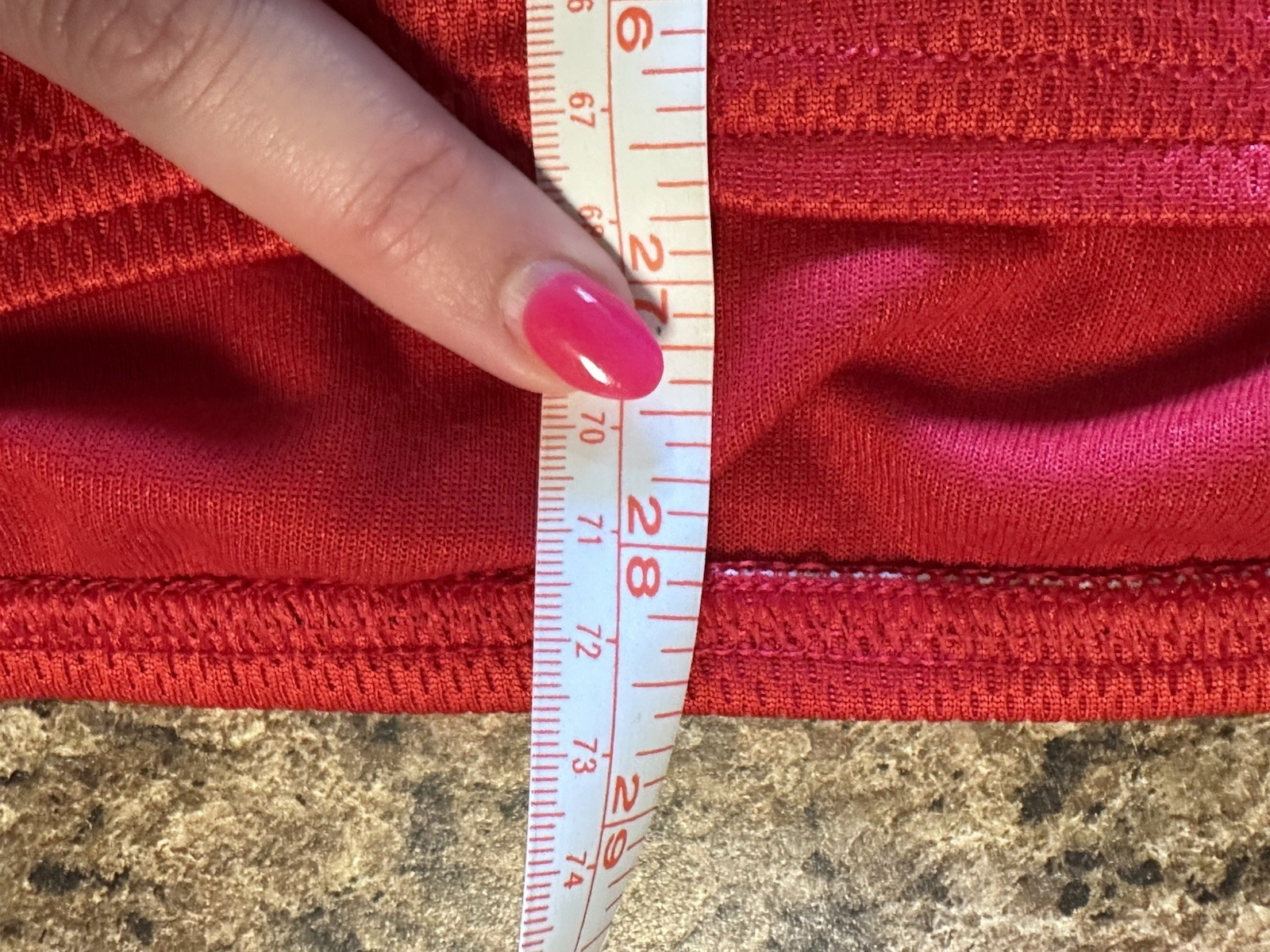 Performance Bicycle Cycling Shirt Mens XL Red Pockets in Back At Waist