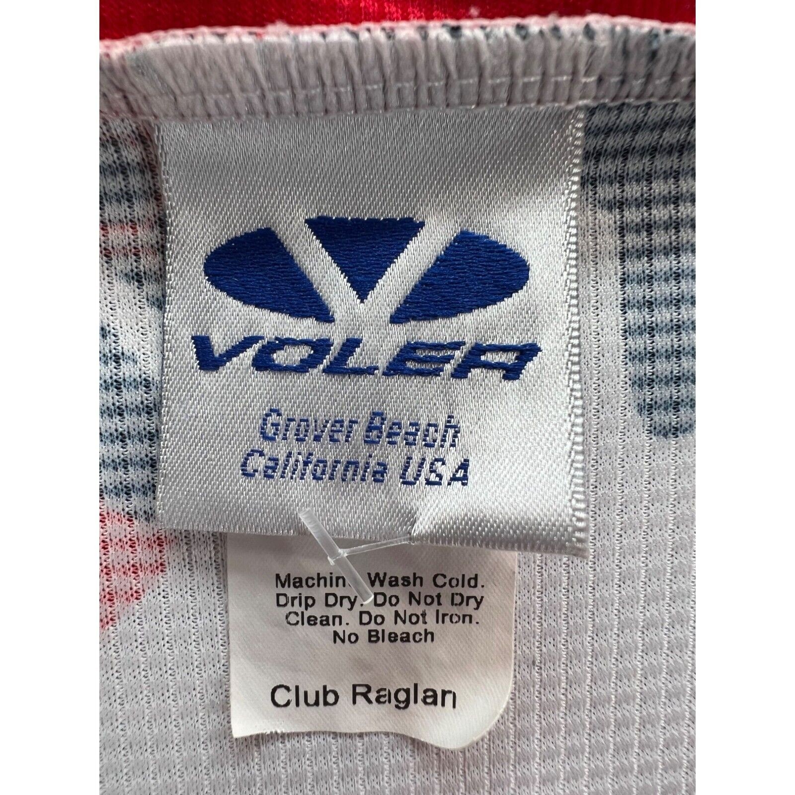 Voler Cycling Jersey Womens M Red White Black Club Raglan Pockets Zip Shirt