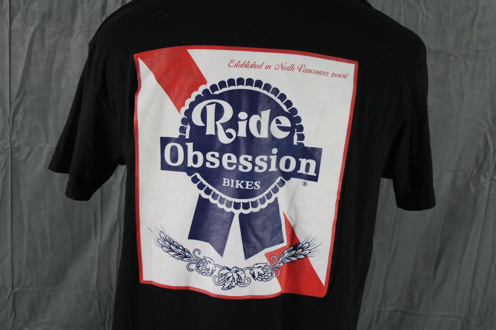 Bike Shop Shirt – Obsession Bikes Vancouver – Men’s Large