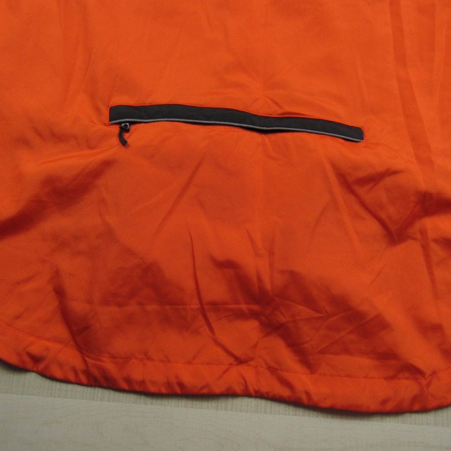 Canari Jacket Mens Extra Large Orange Bike Cycling Zip Lightweight Windbreaker