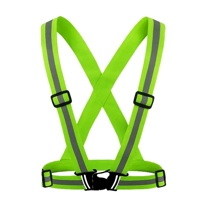 Hi Vis Waist Belt High Visibility Cycling Tops Reflective Stripes Safety Vest