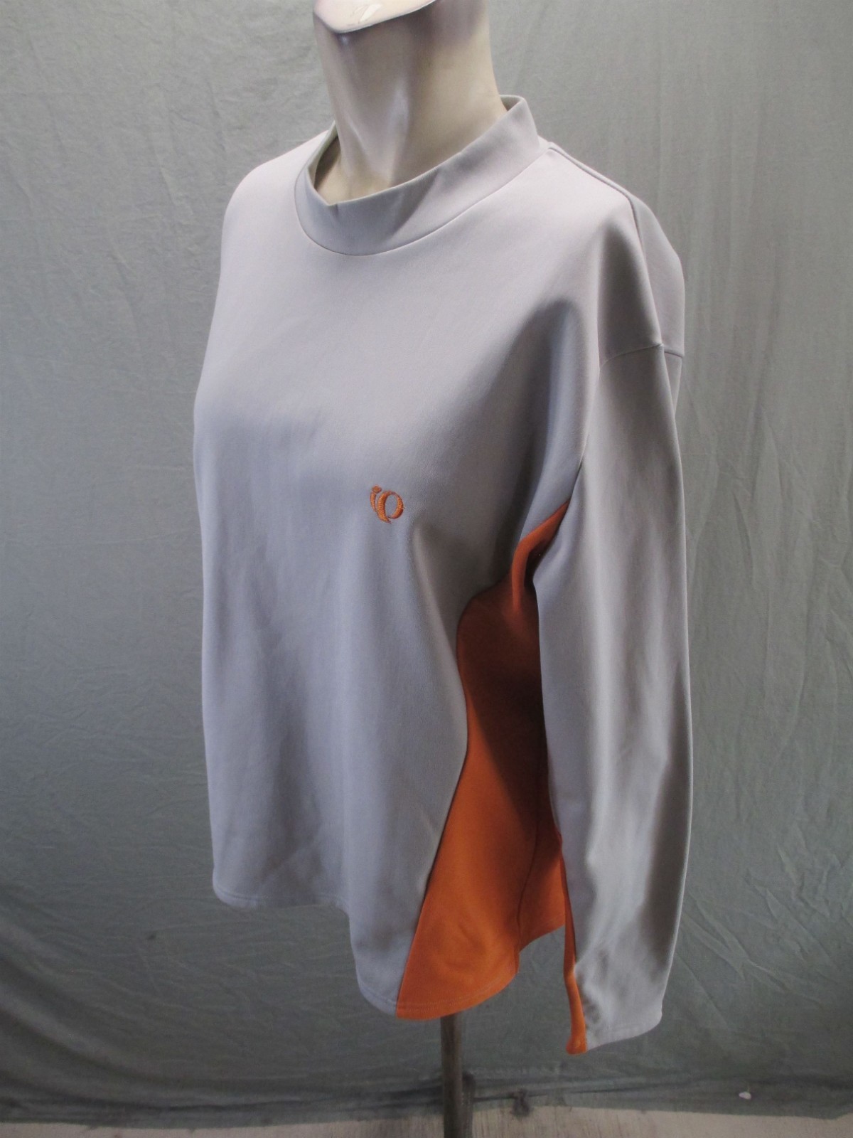 Pearl Izumi Size M Men Gray Cycling Stretch Long Sleeve Activewear Pull Over 457