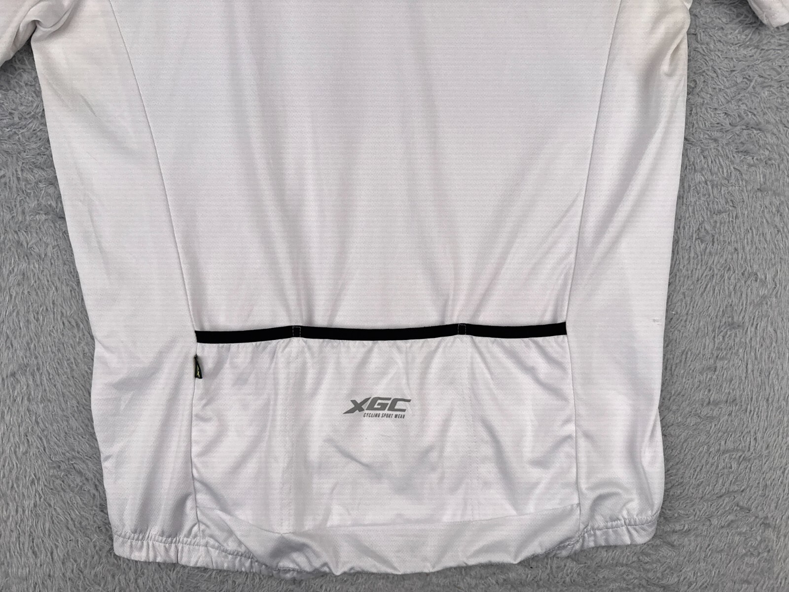 XGC Cycling Jersey Adult Extra Large 1/4 Zip Short Sleeve Pockets READ