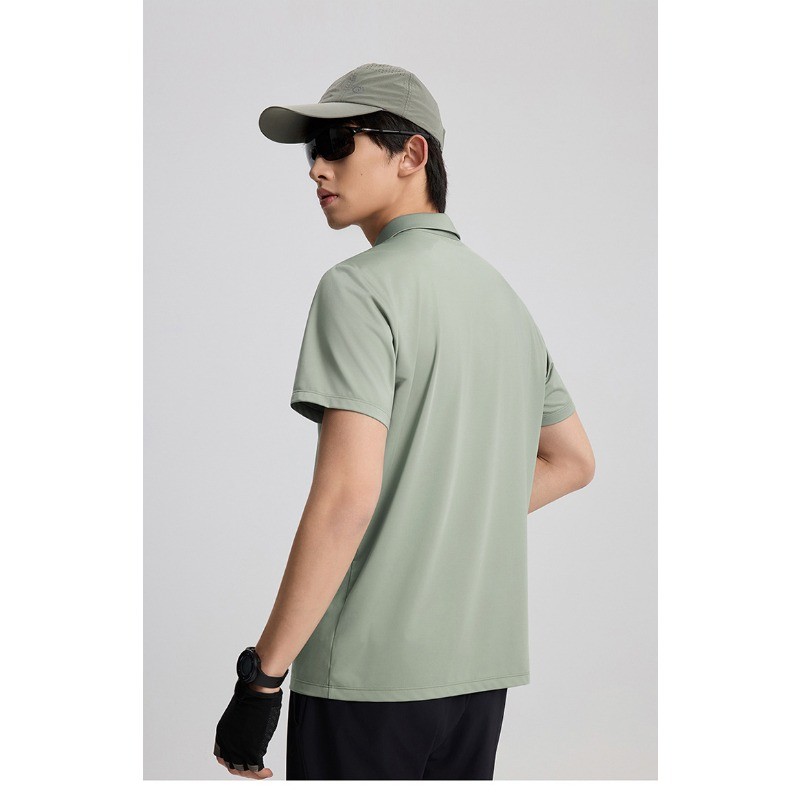 2025 Spring Summer New Women and Men Short Sleeved T-Shirt with Lapel Collar