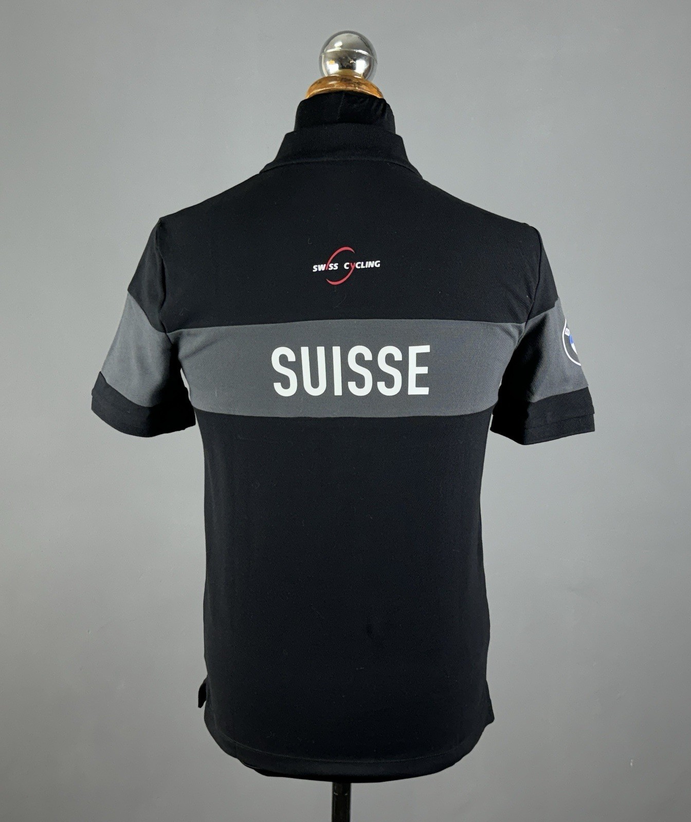 NWT ASSOS SIGNATURE OKK Team BMW Short Sleeve Swiss Cycling Polo Shirt Size S