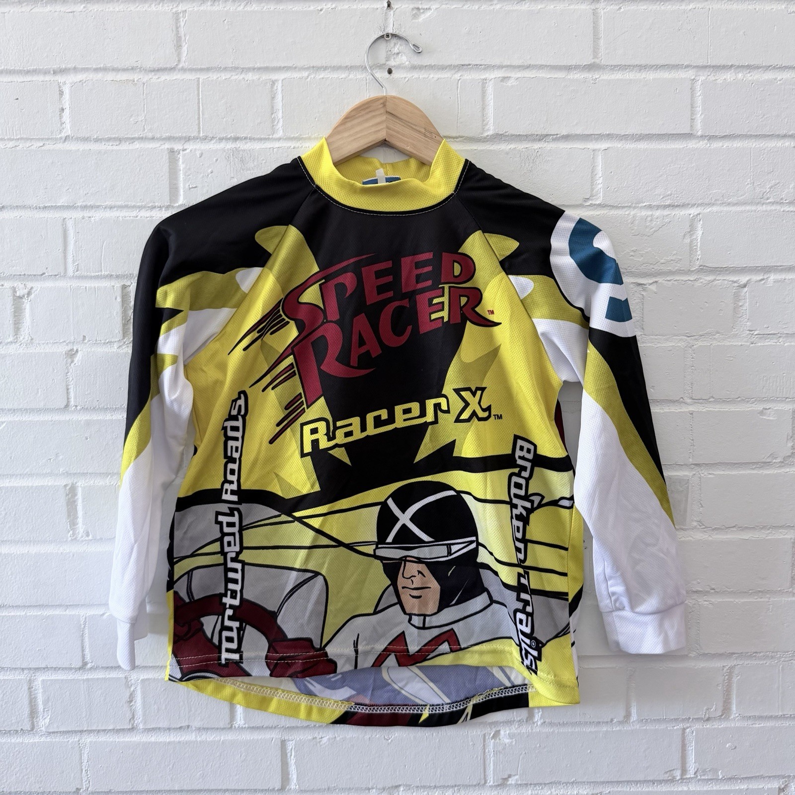 Speed Racer X Men’s Size Small Long Sleeve Cycling Jersey Adrenaline Promotions