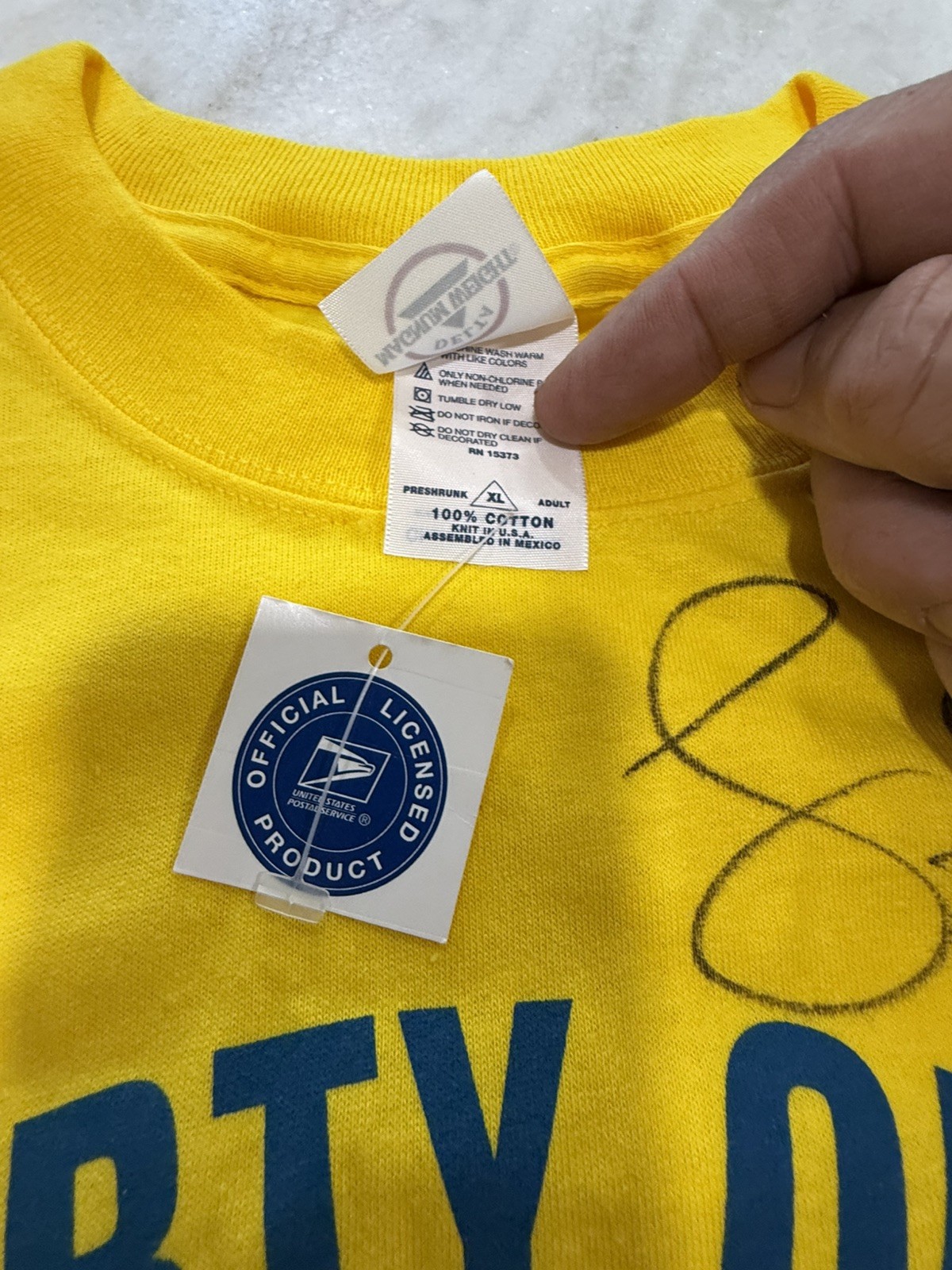 NWT USPS Pro Cycling 6 Time Champions 1999-2004 Shirt Lance Armstrong Autograph