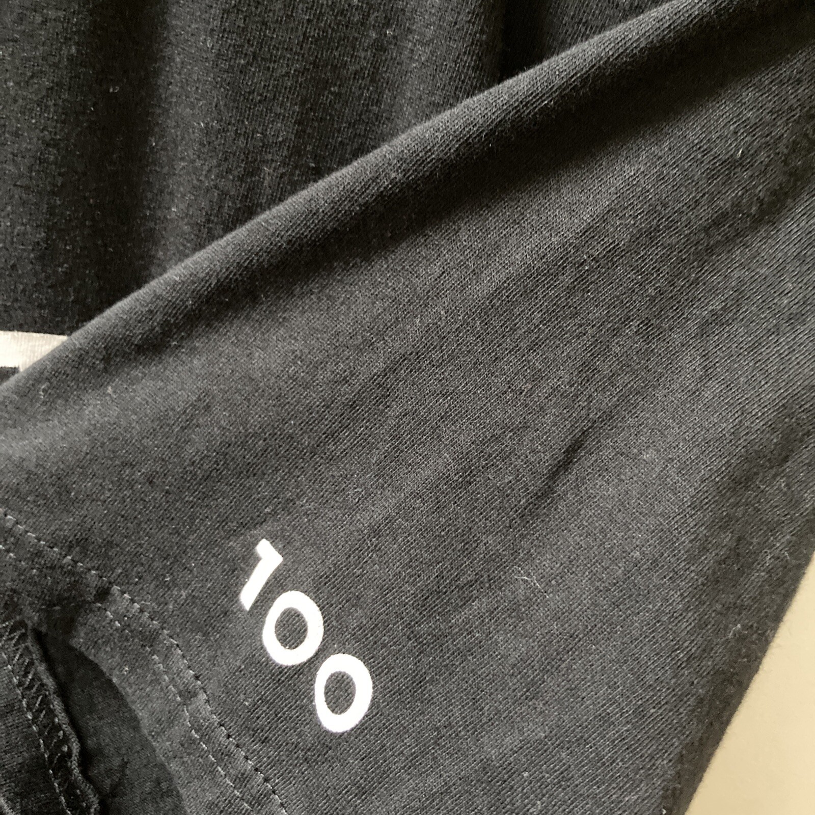 Peloton Century 100 Cotton Adult Men’s Black Biking Cycling -Shirt Size Medium