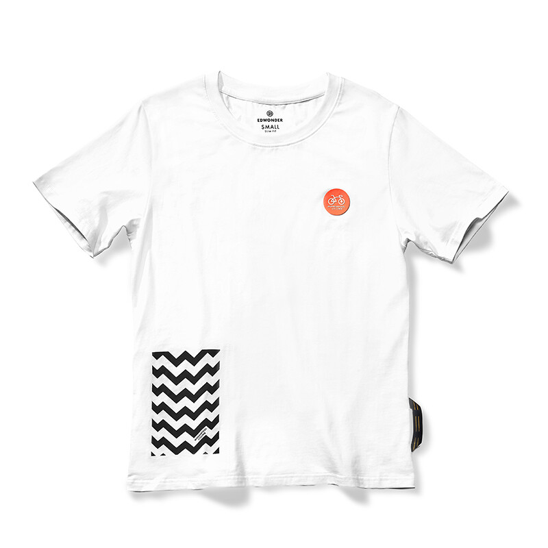 EdWonder Wonderfool 100% Organic Cotton Slim Fit White T-Shirt (XS-XL)