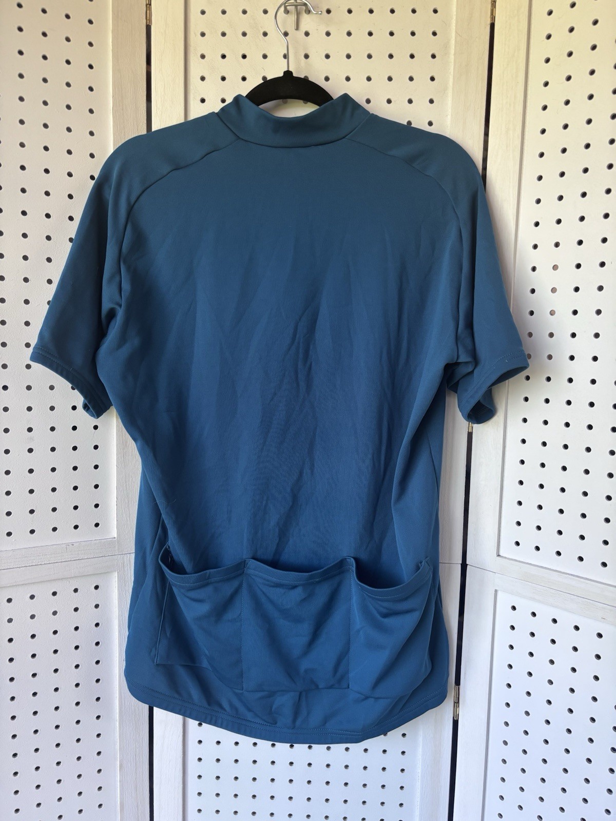 Pearl Izumi Cycling Shirt Men’s XL Blue 3/4 Zip Jersey Pockets Short SLV