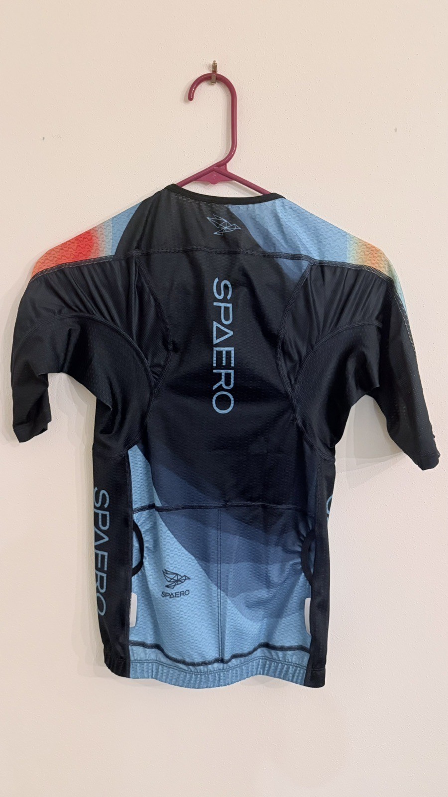 Spaero Men’s Tri Jersey And Compression Shorts Size Small Cycling Short Sleeve