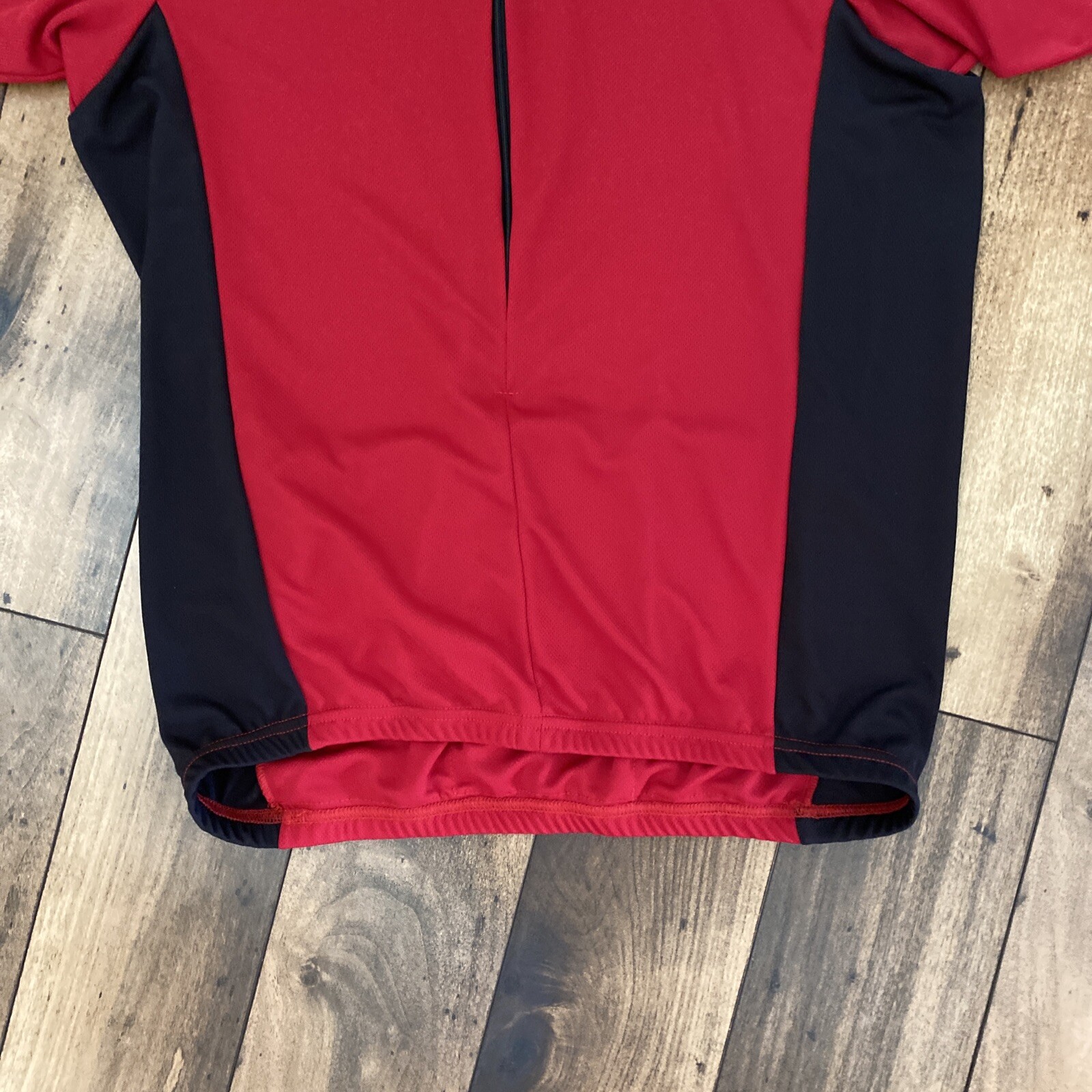 Borah Teamwear Men’s Pro Cycling Jersey, ￼Sz.Large Black And Red ￼