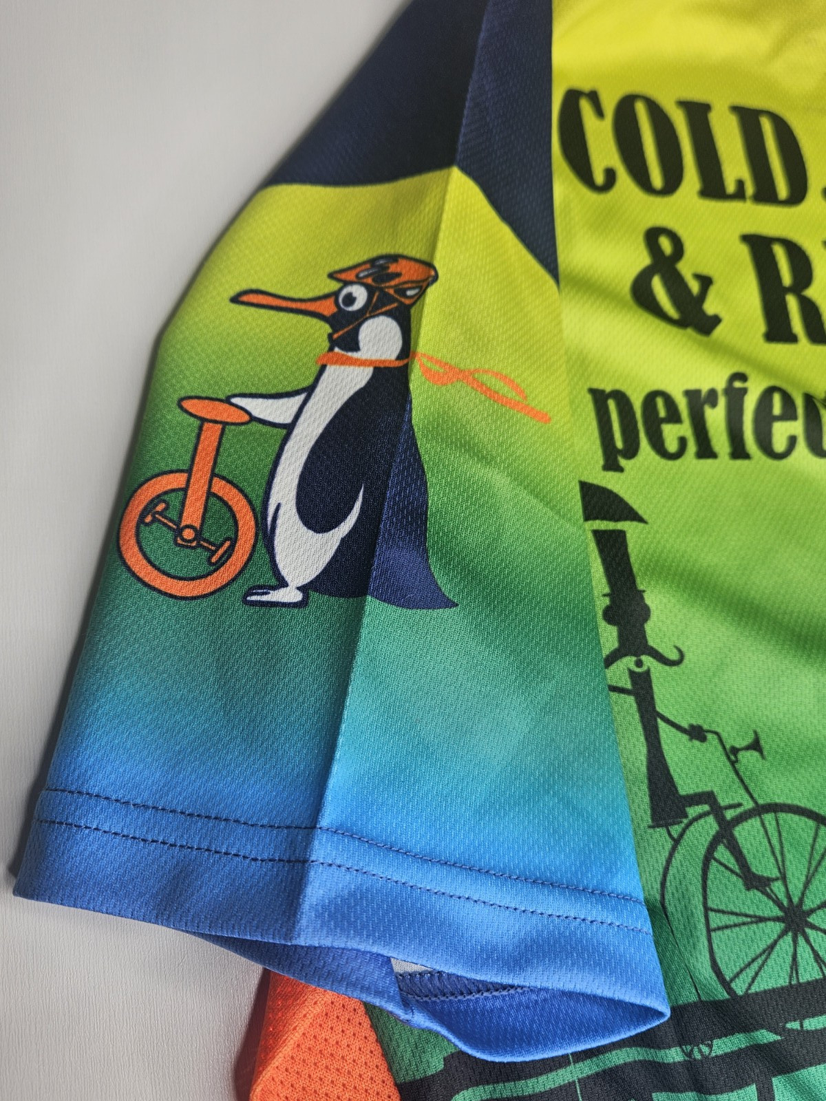 Cycling Biking Jersey Full Zip REI “Worst Day Of The Year Ride” Men’s Large