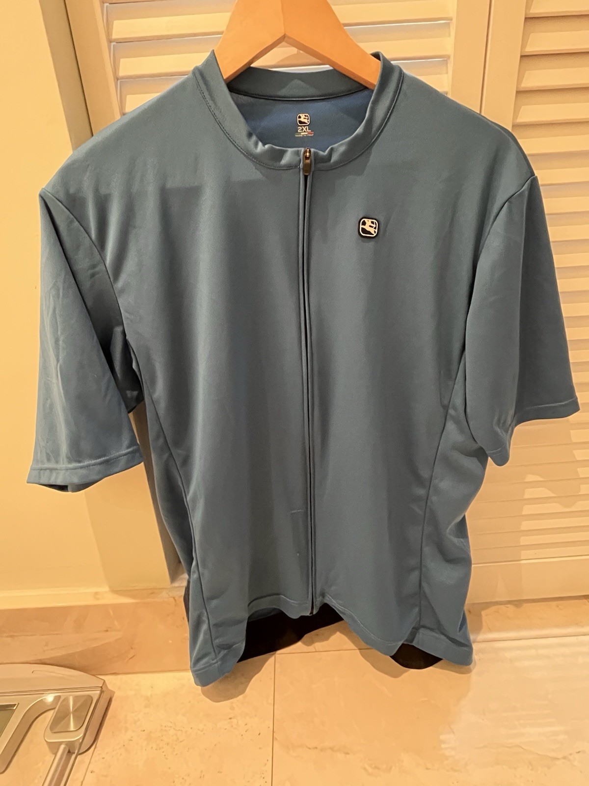 Giordana SilverLine Cycling Jersey Adult 2XL, Blue Lightweight Full Zip Stretch
