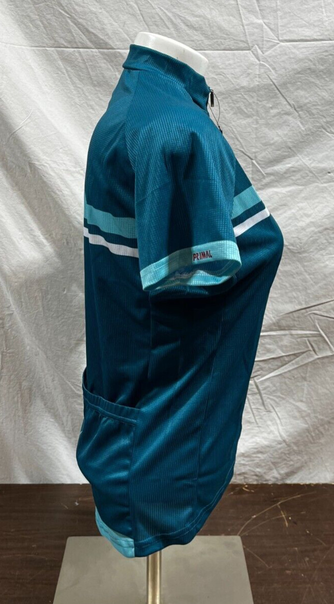 Primal Double Bypass 2022 Women’s Sport Cut Full-Zip Cycling Jersey Medium NEW
