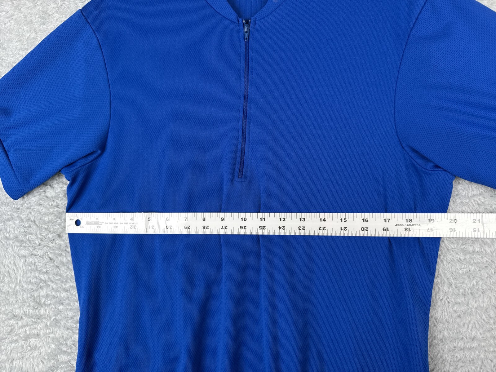 VINTAGE Canari Cycling Jersey Adult Extra Large Blue 100% Polyester 1/4 Zip