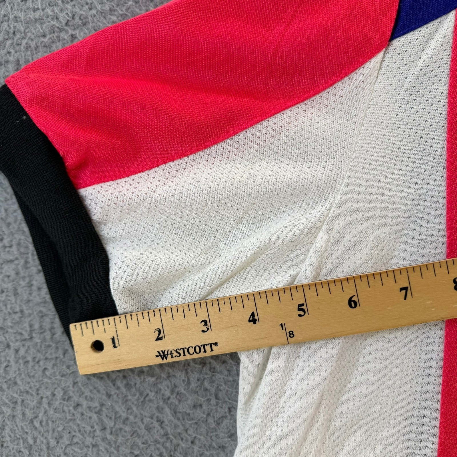 Vintage Nike Cycling Jersey Mens XL Red White Blue Colorblock 1HQ845 NWT 90s